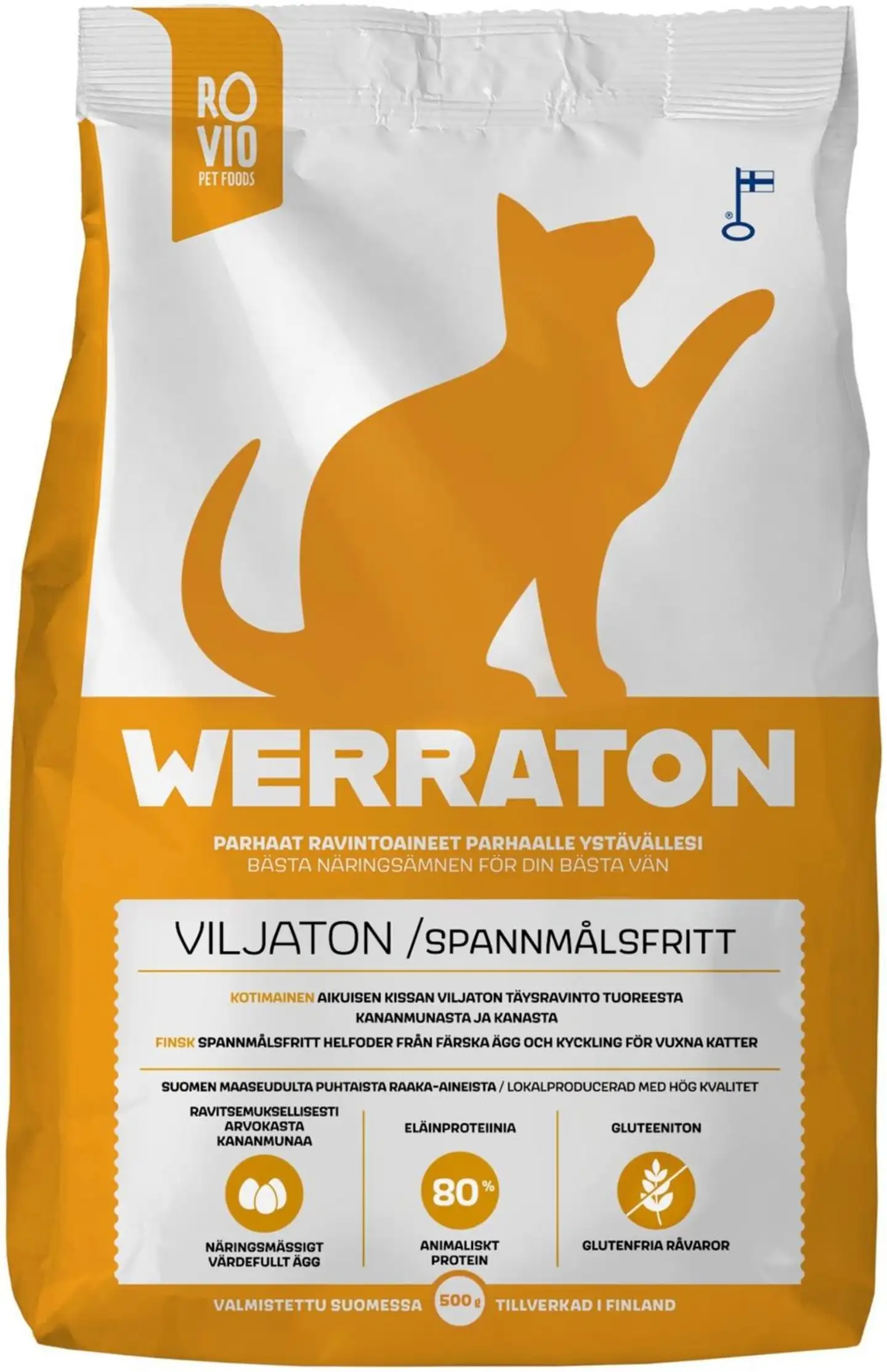 Werraton Viljaton kissanruoka 500 g