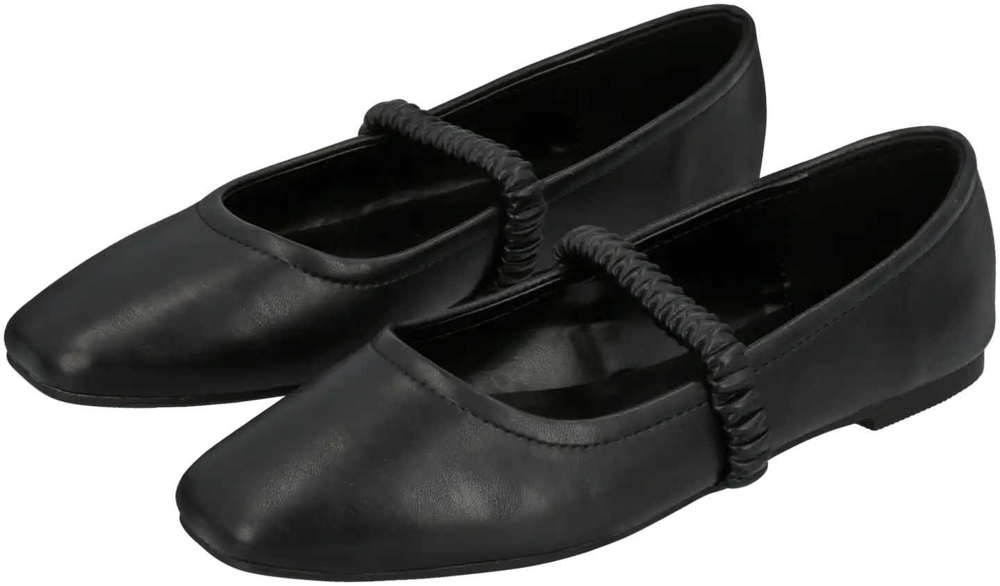 WKLY. naisten ballerinat Brenda - BLACK - 3