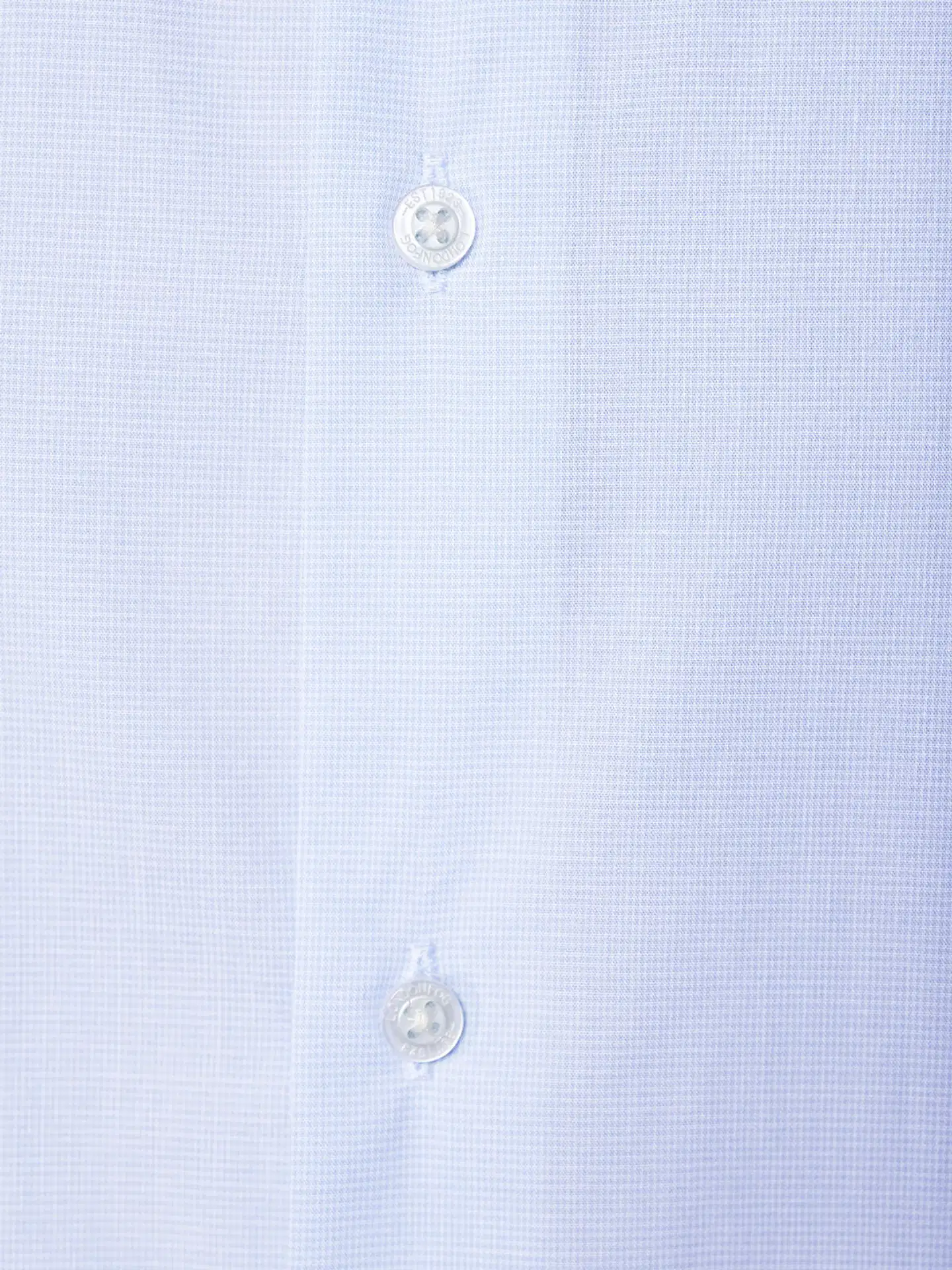 London Fog miesten kauluspaita Mini check - L.Blue - 5