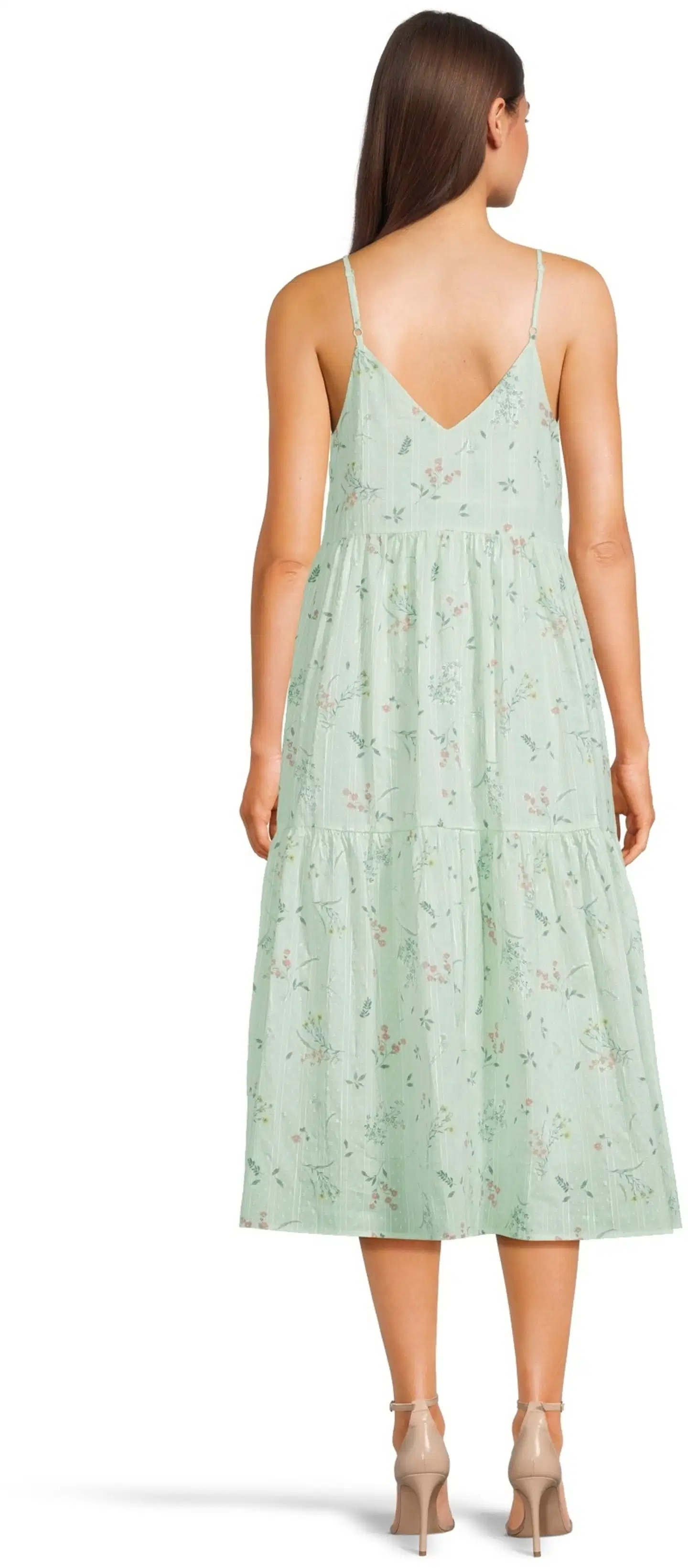 WKLY. naisten pitkä mekko 218W160449 - Green - 3