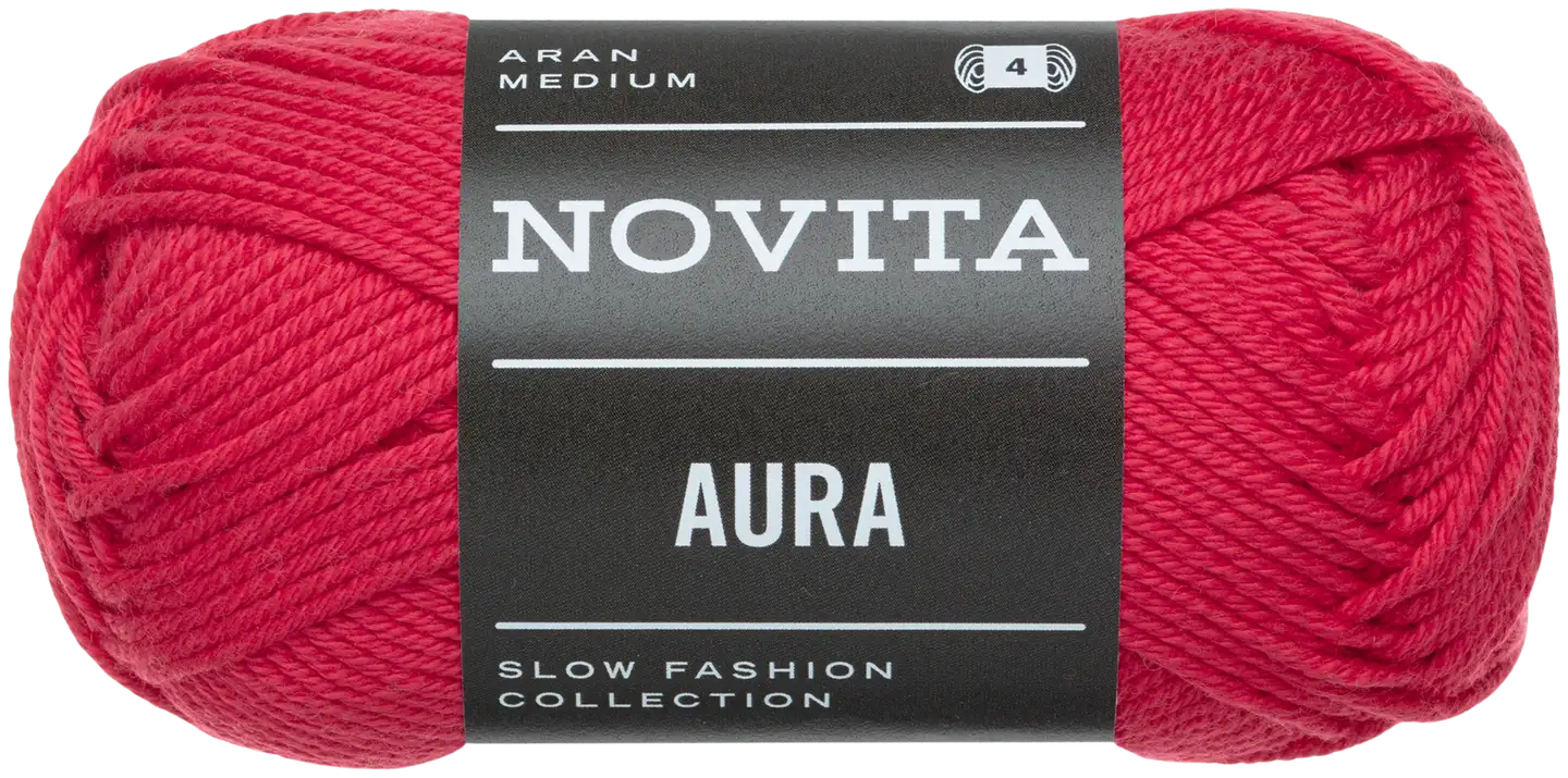 Novita puuvillalanka Aura 50 g intohimo 5411 - 1