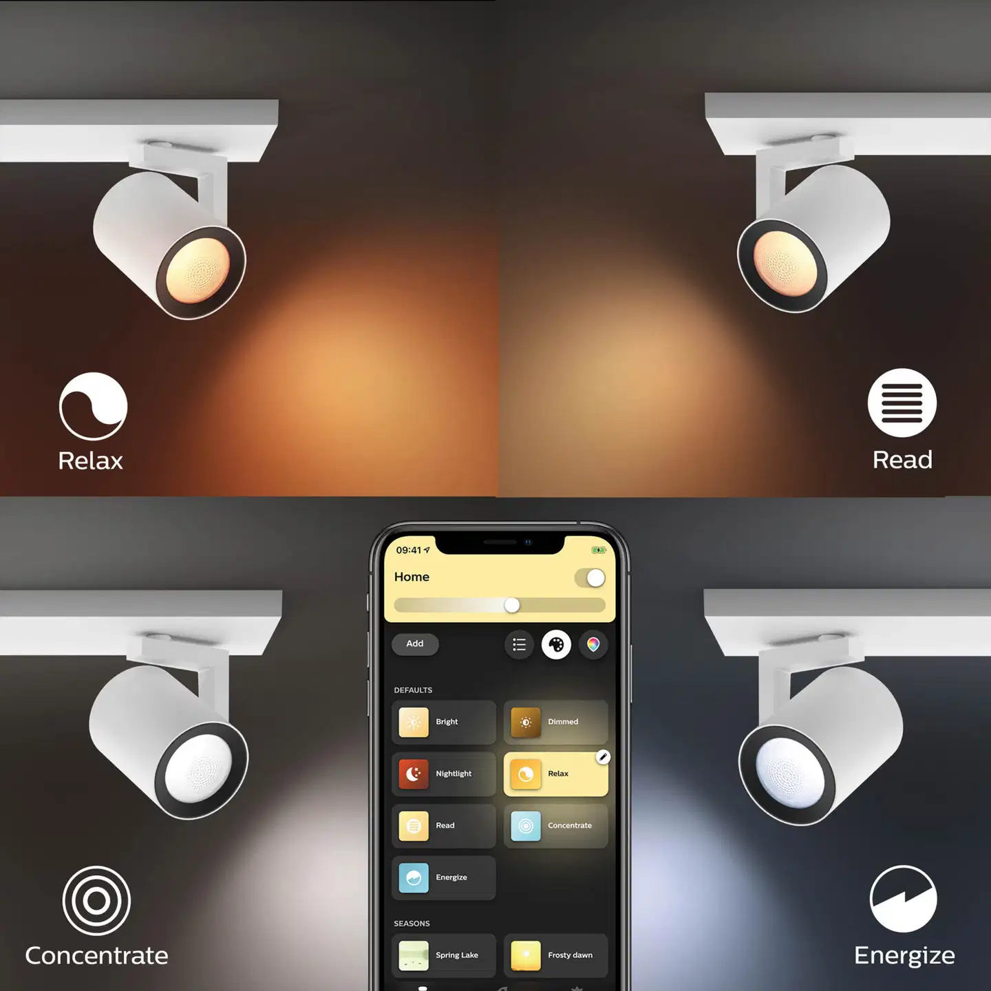 Philips Hue Argenta -kohdevalaisin kahdella spotilla 4.2W 2000-6500K 800LM valkoinen - 10