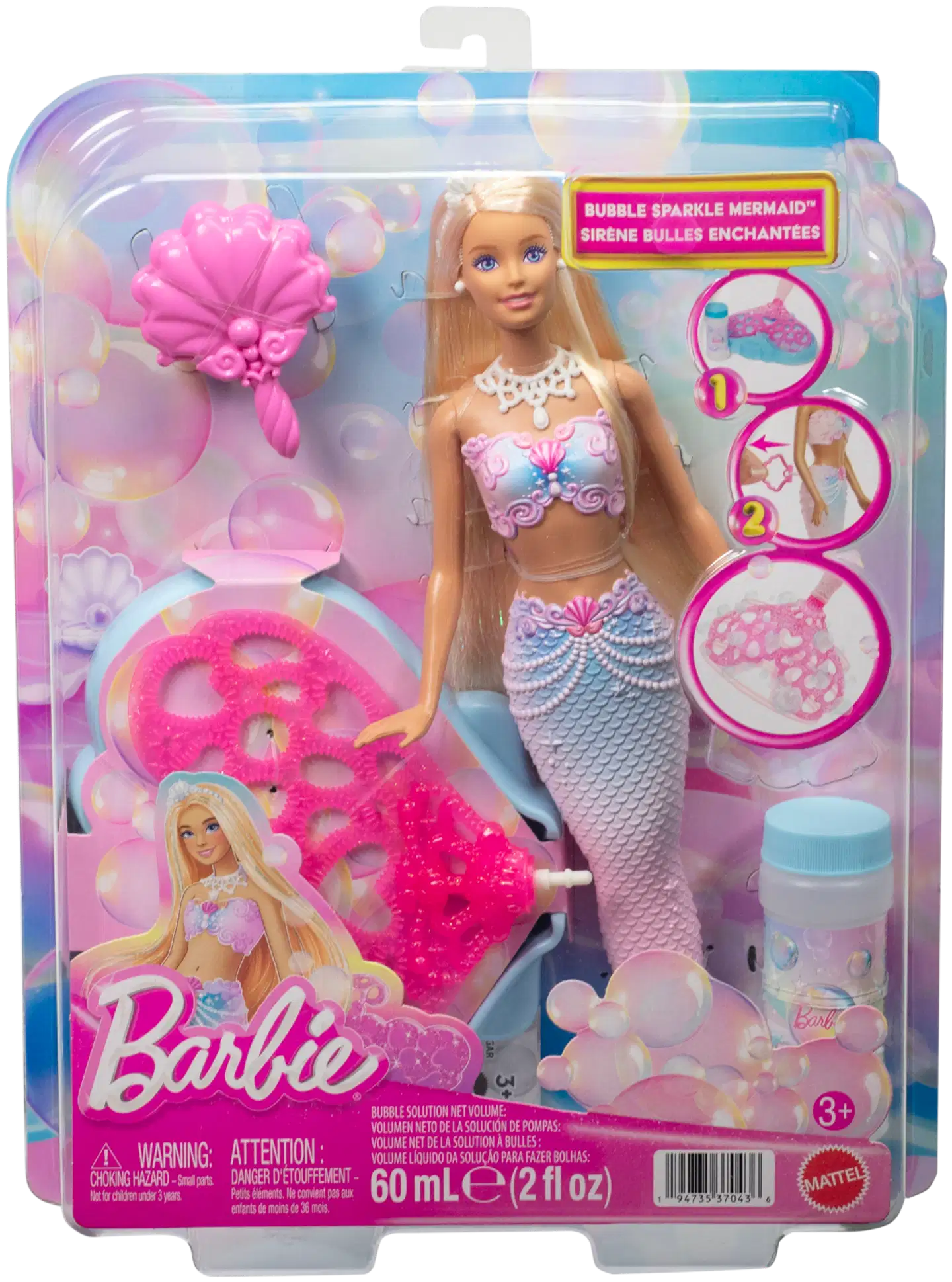 Barbie Bubbletastic-merenneitonukke - 2