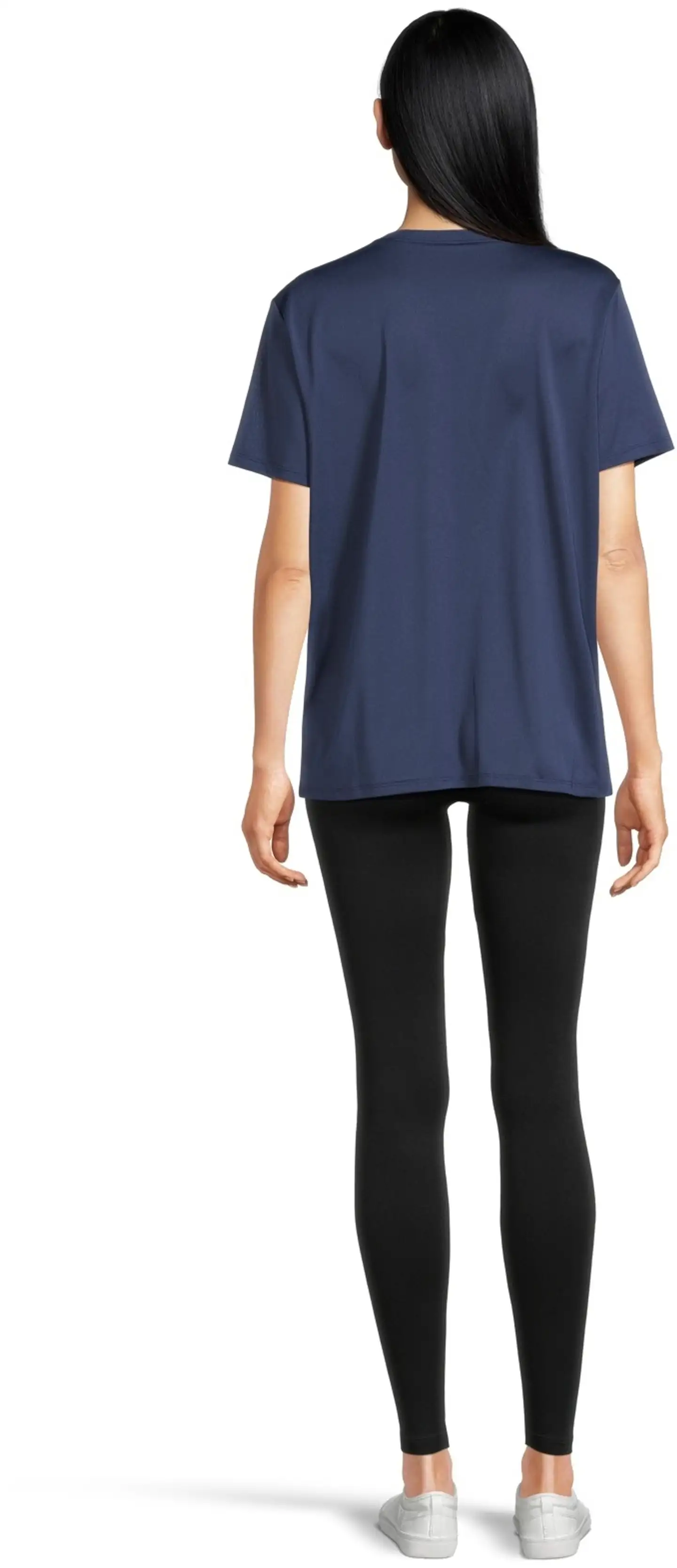 Nike naisten lyhythihainen treenipaita DX0687 - Midnight Navy - 3