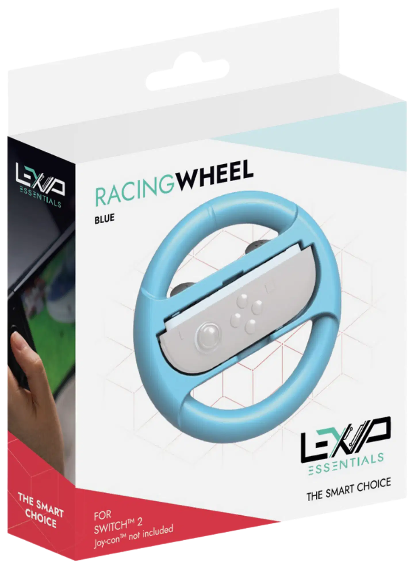 Lexip Racing Wheel rattikehikko sininen, Nintendo Switch 2 - 3