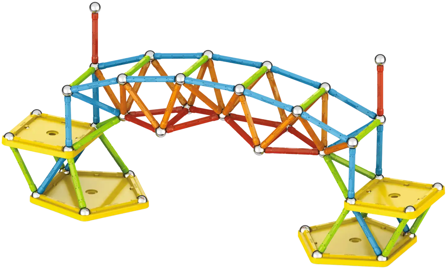 Geomag Supercolor Recycled -magneettirakennussetti 142 osaa - 4