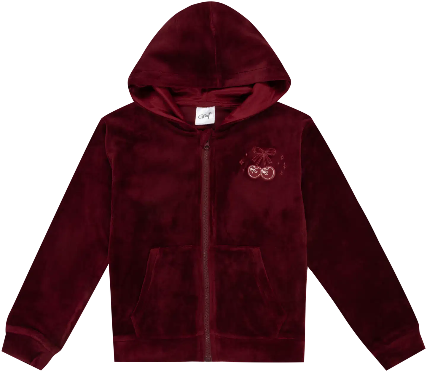 Ciraf lasten velourtakki 25TC263321 - 19-1934tcx tibetan red - 1