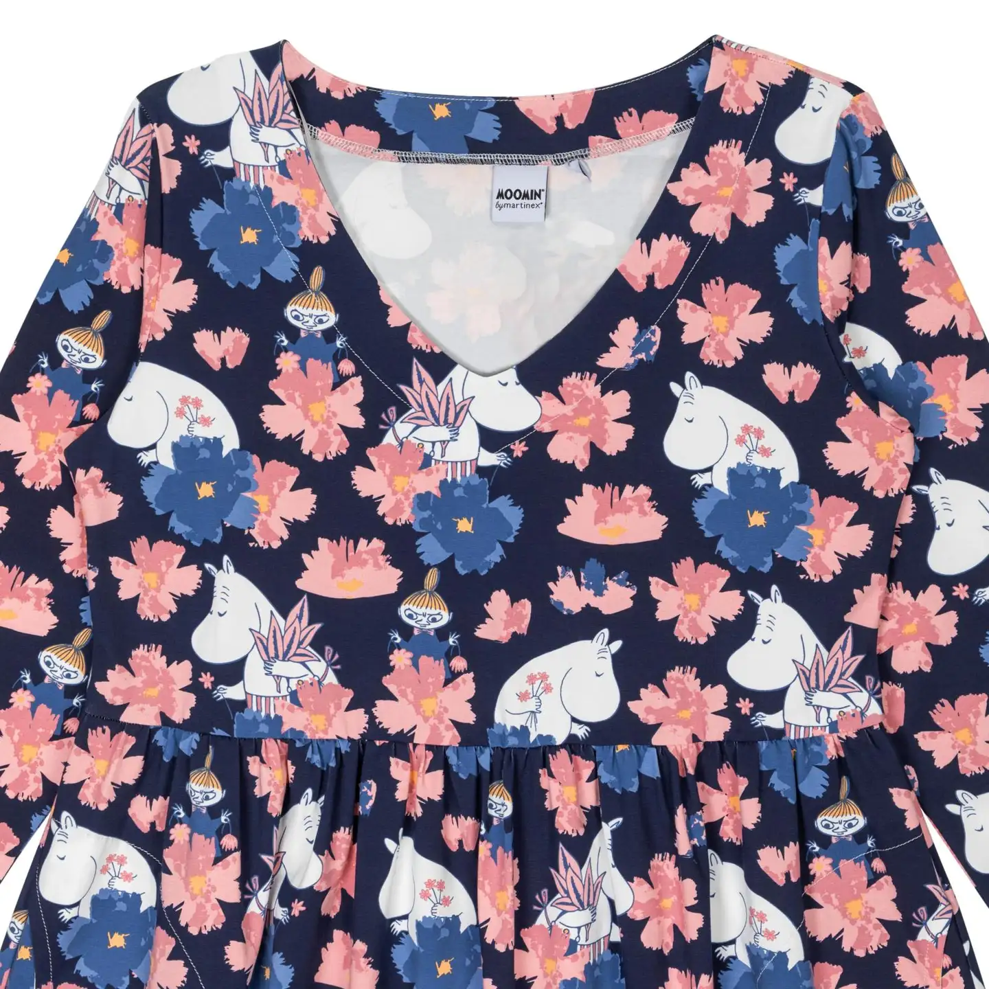 Muumi naisten mekko Hely Kimppu 590633 - tummansininen - 2