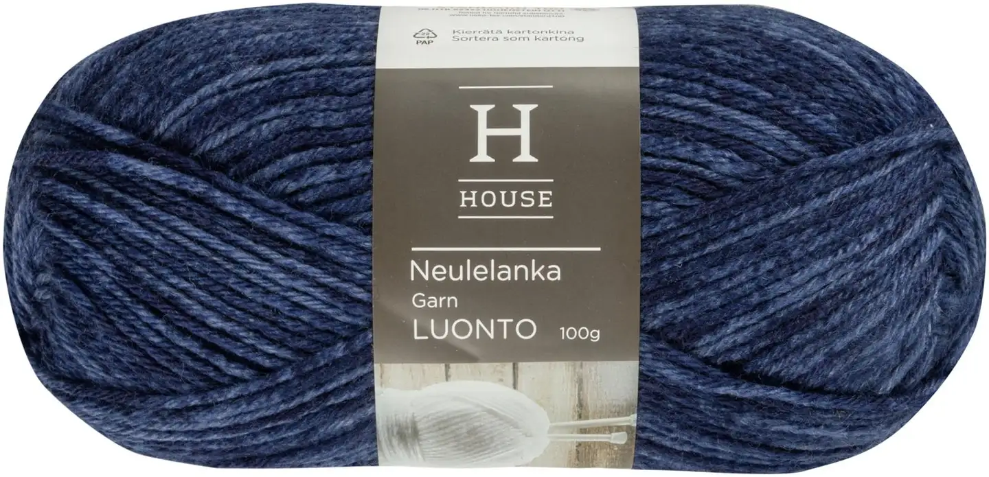 House kuviolanka Luonto 100 g - Dk blue