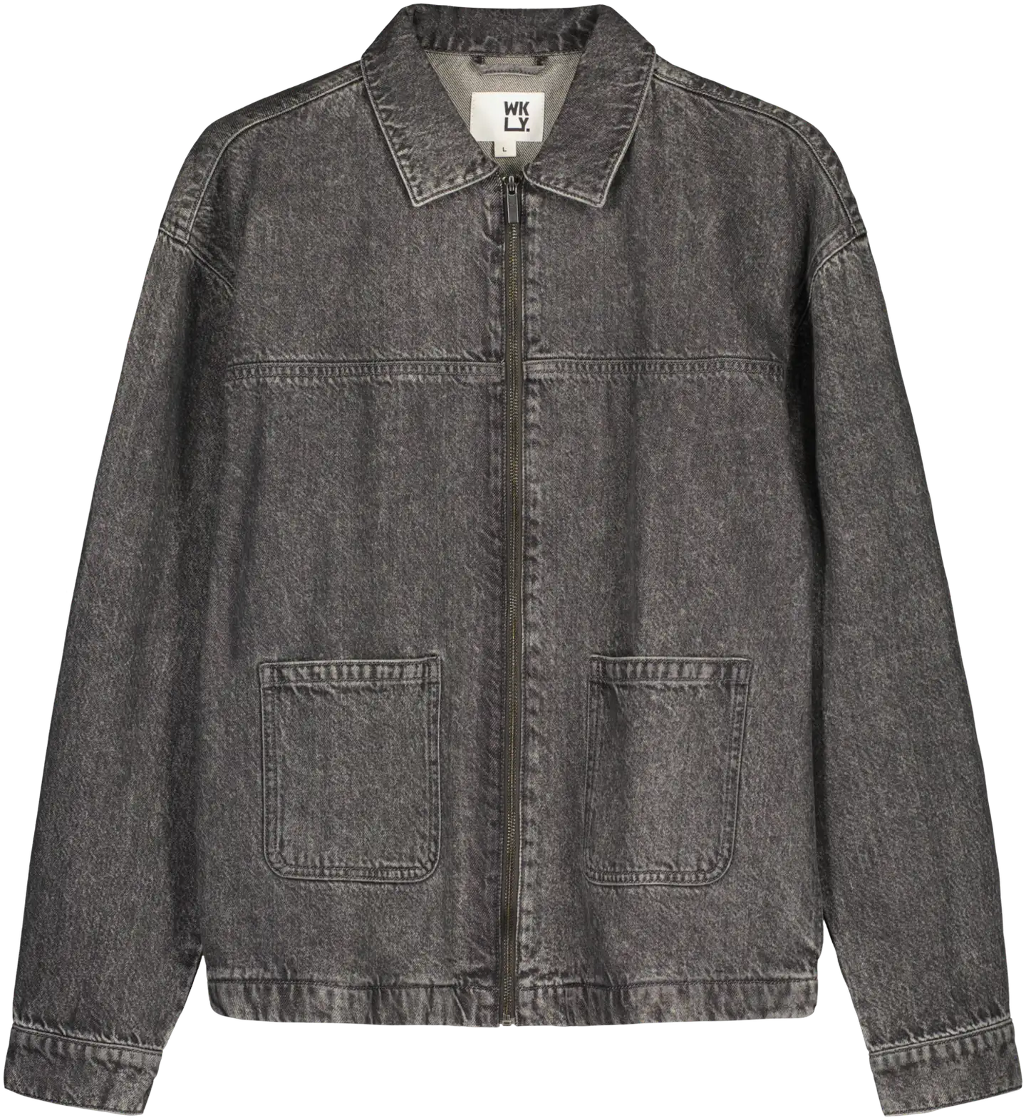 WKLY. miesten paitatakki denim 194W482505 - grey washed - 1