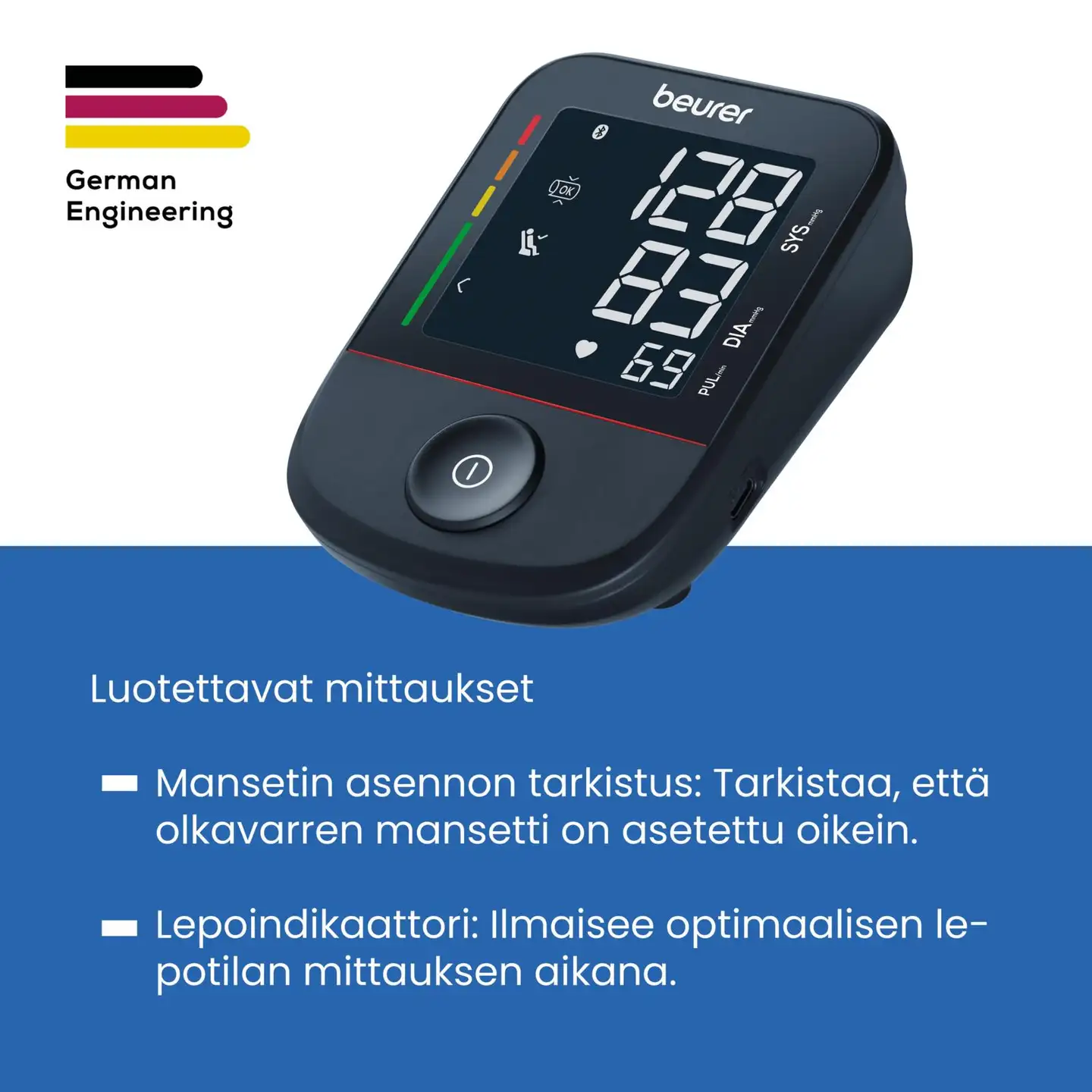 Beurer verenpainemittari Bluetooth BM48 BT - 6