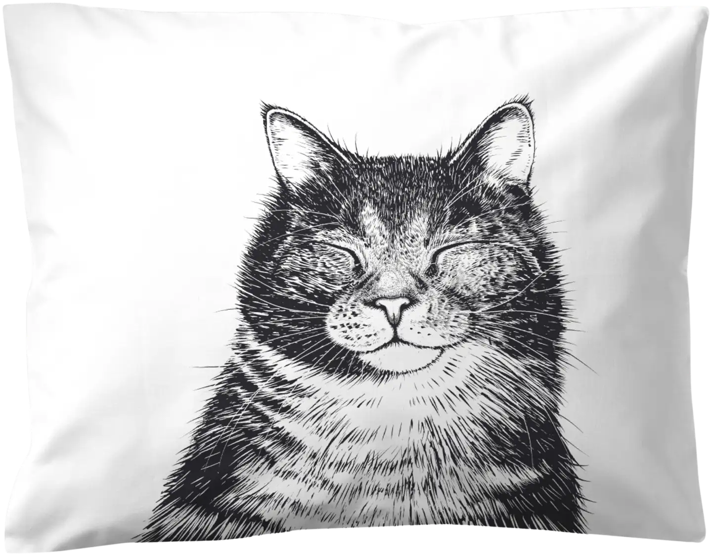 Finlayson tyynyliina Kissa 50X60 musta-valkoinen