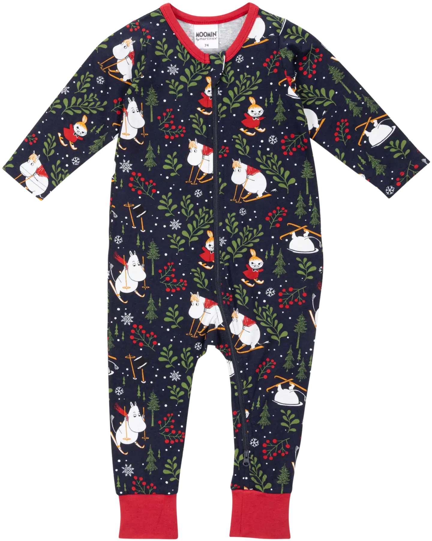 Muumi vauvojen pyjama Hiihtoretki 593703 - tummansininen - 1