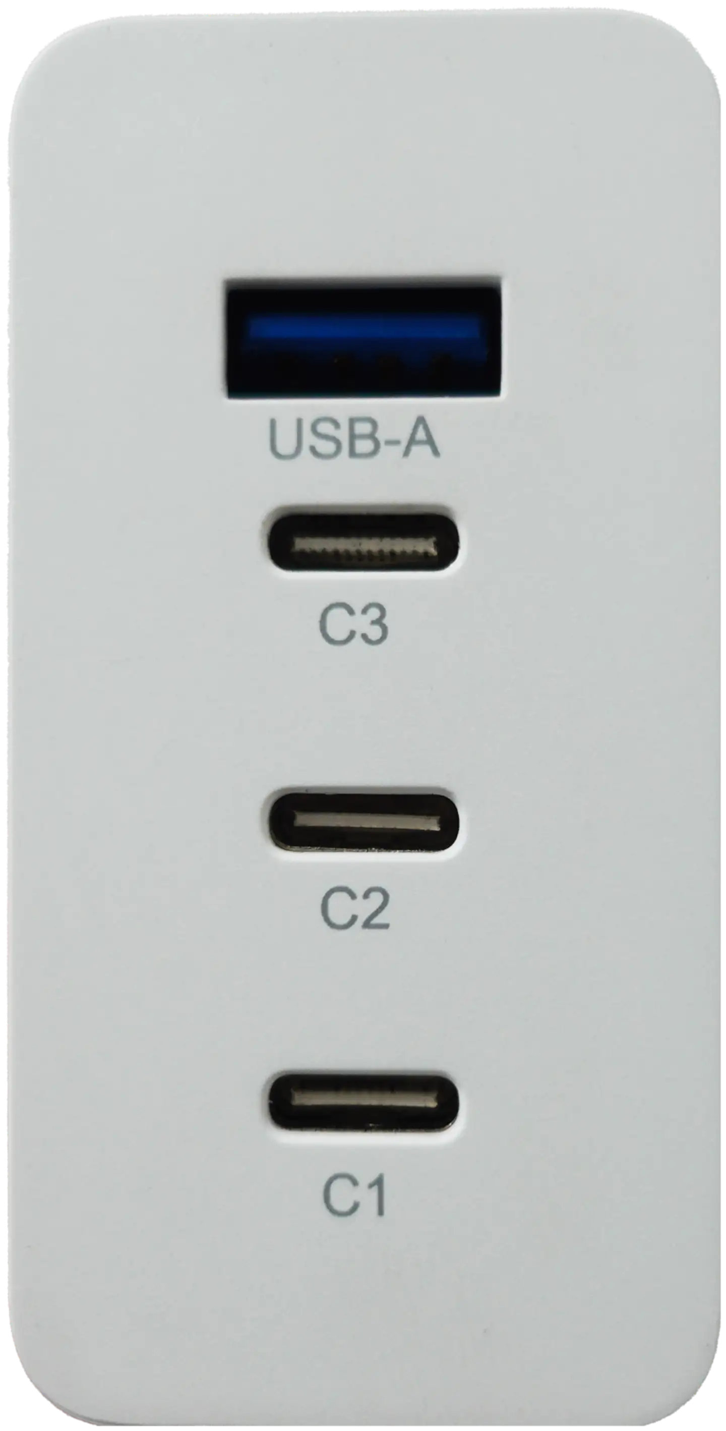 Wave 100W Pikalataava Super Si -verkkolaturi, 3 x USB Type-C + 1 x USB-A, Valkoinen - 2
