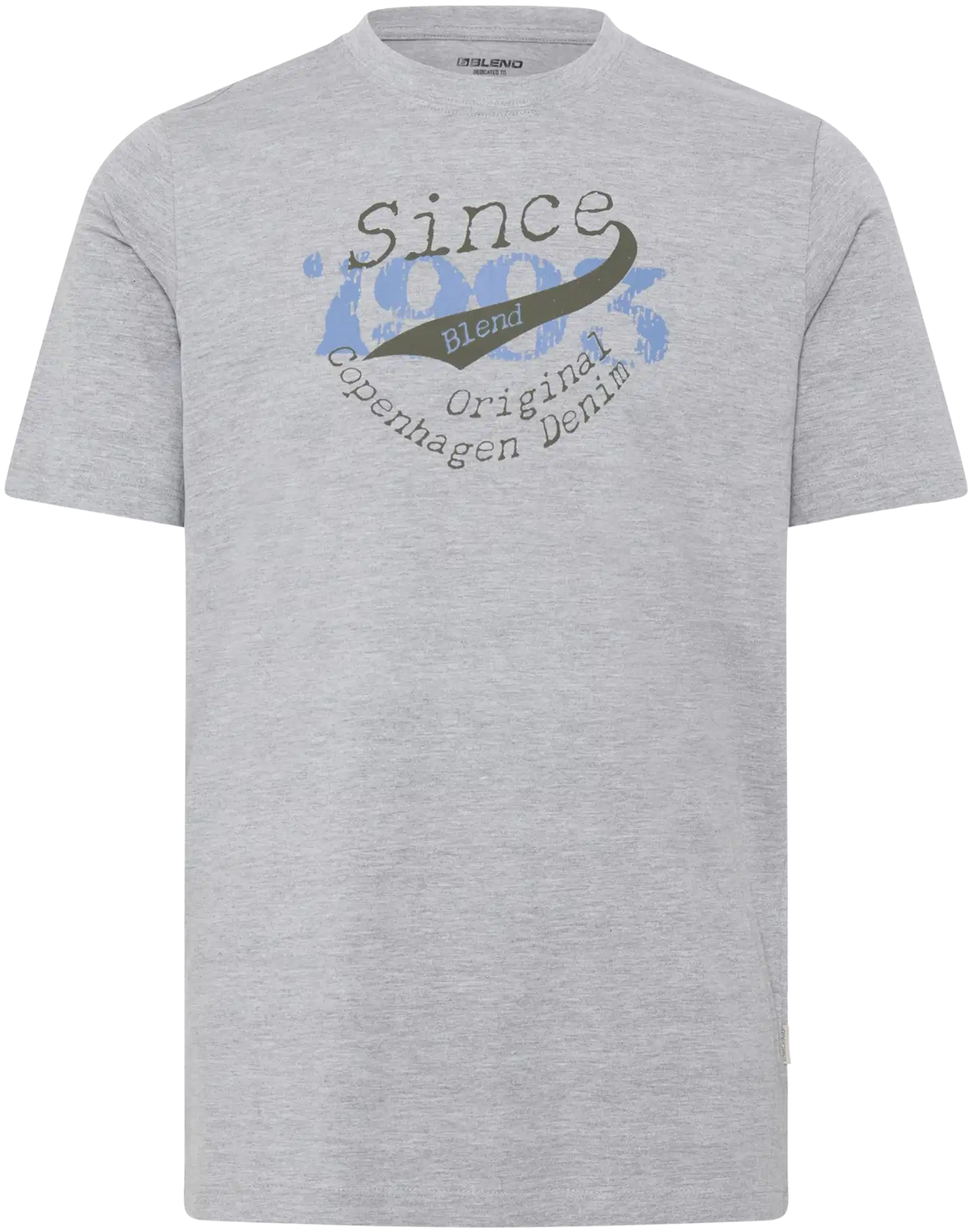 Blend miesten t-paita logo BHKalmar - Melange grey - 1