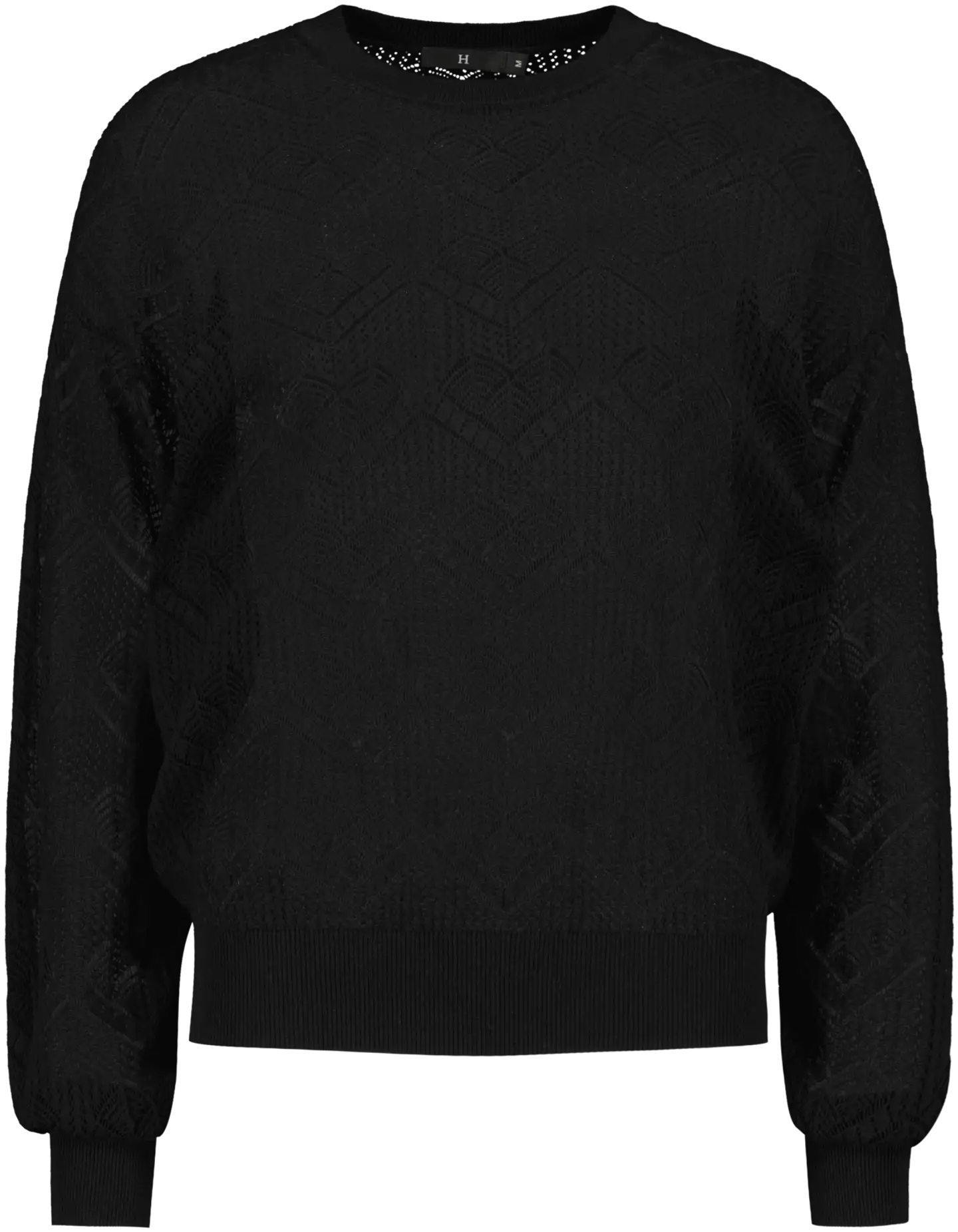 House naisten pitsineule 213H260903 - BLACK - 1