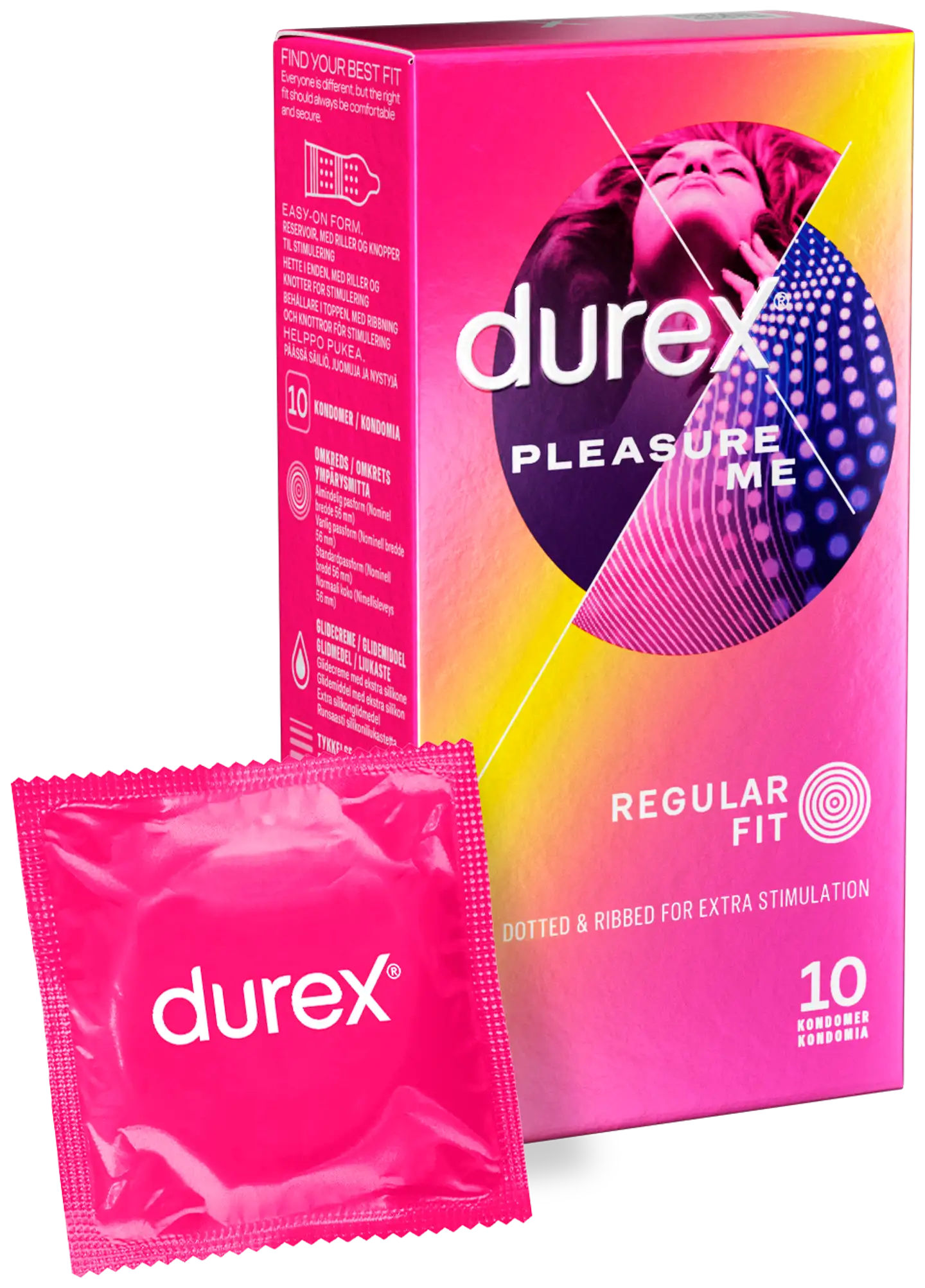 Durex Pleasure Me kondomi 10kpl