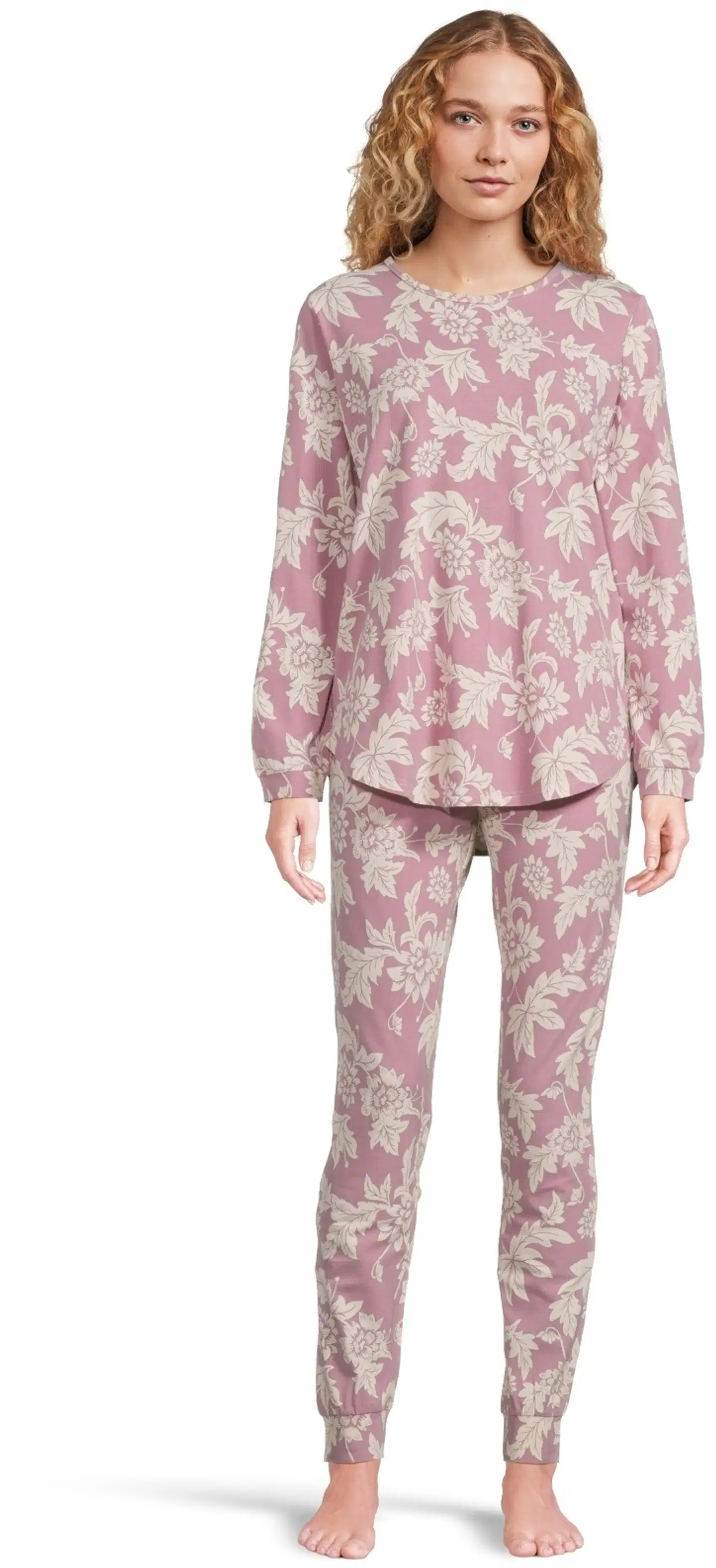 Actuelle naisten pyjama 212A382614 - Lilas AOP - 1