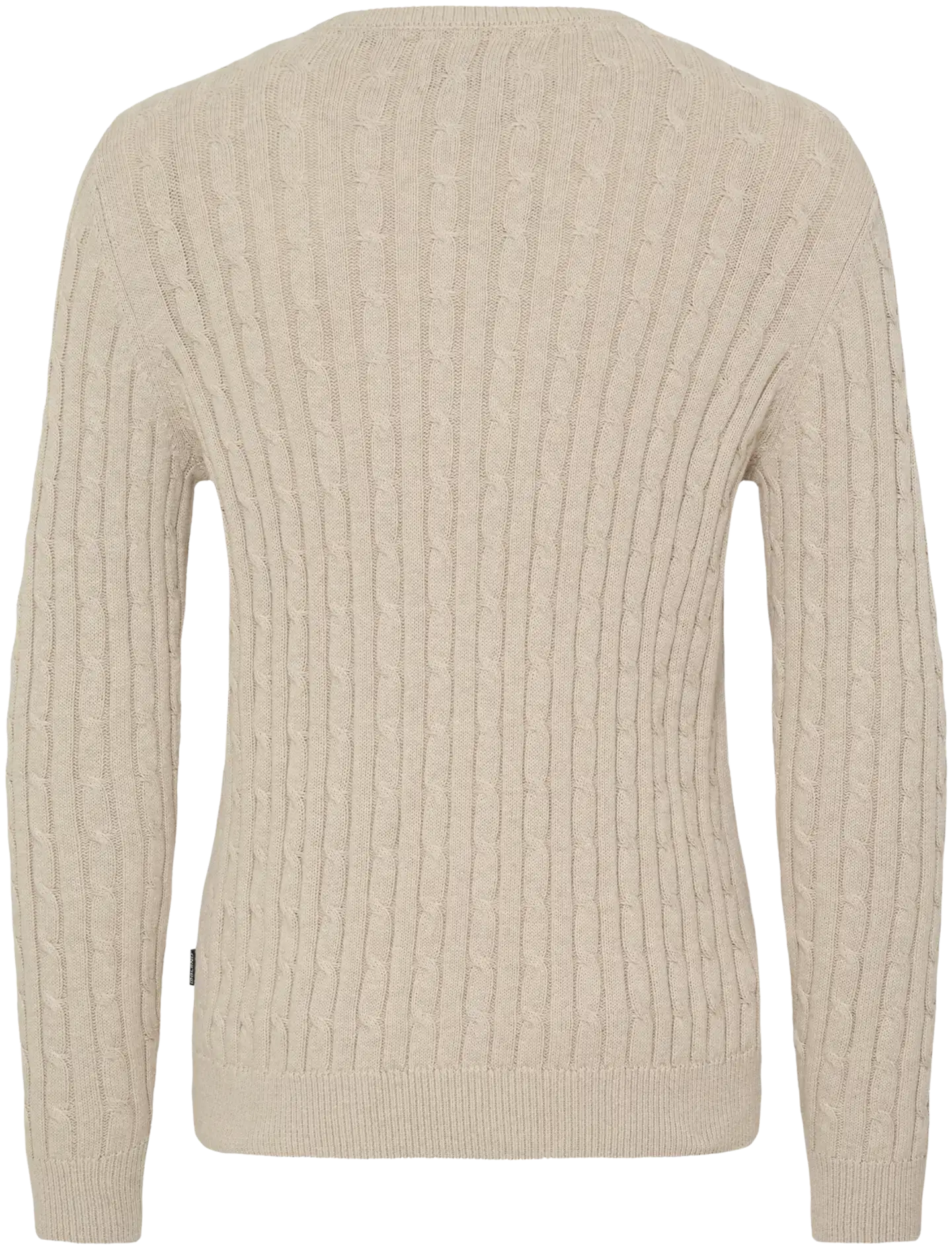 Blend miesten puuvillainen kaapelineule - Crockery Melange - 2
