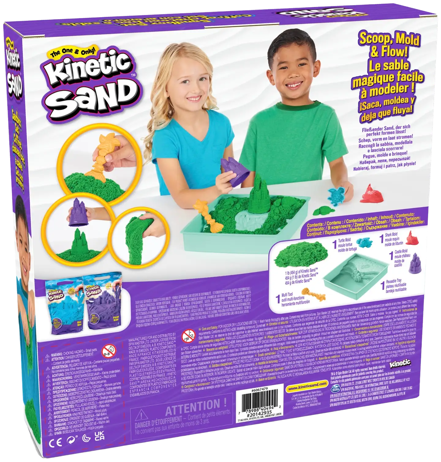 Kinetic Sand Hiekkalaatikkosetti - 6