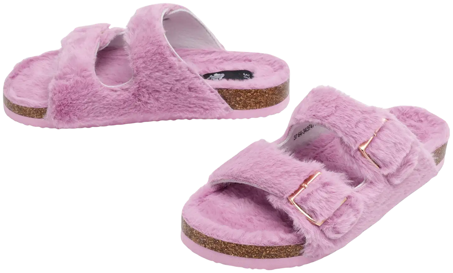 Zoey lasten karvasandaali Eli Fur 343747 - Light pink - 2