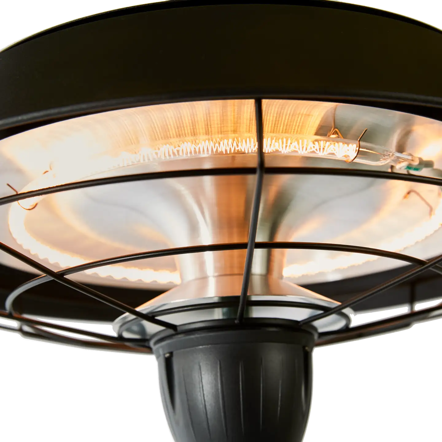 HORTUS Terassilämmitin ripustettava 1500 W, HA, Ø42 cm, musta - 4