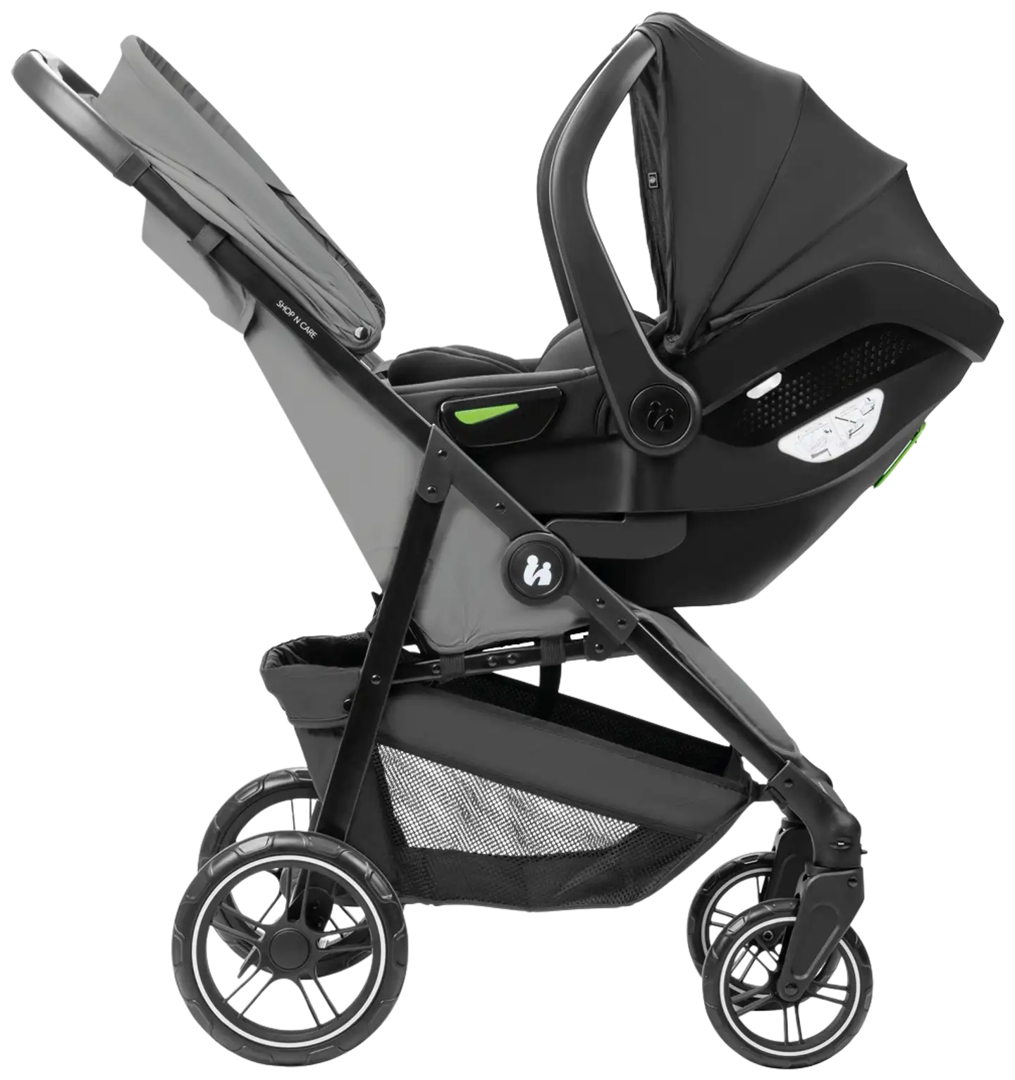 Hauck turvaistuin + telakka Drive N Care Set 40-87 cm musta - 6