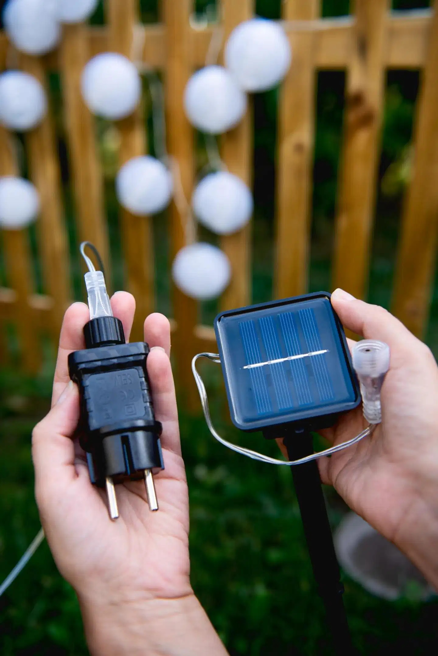 Solar lyhtysarja Airam Bahama valkoinen - 3