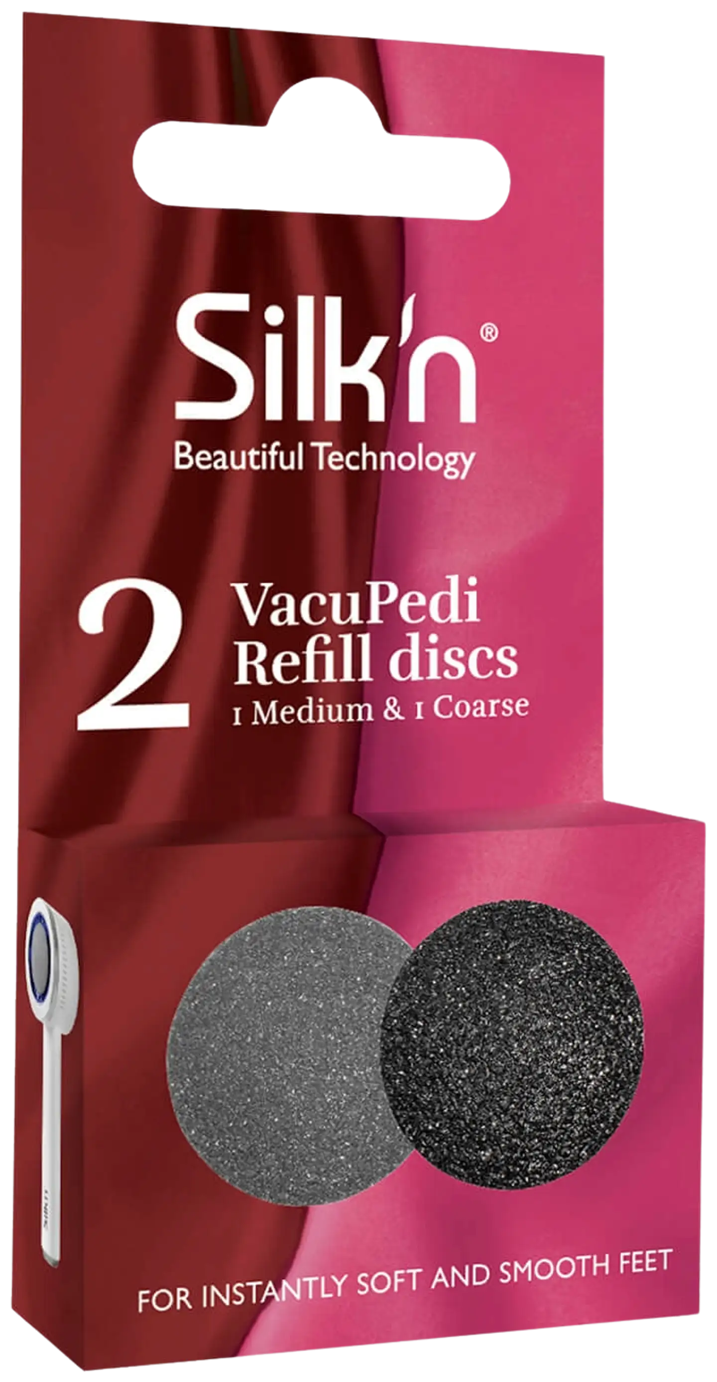 Silk'n hiomalevyt VacuPedi medium ja coarse 2 kpl - 1