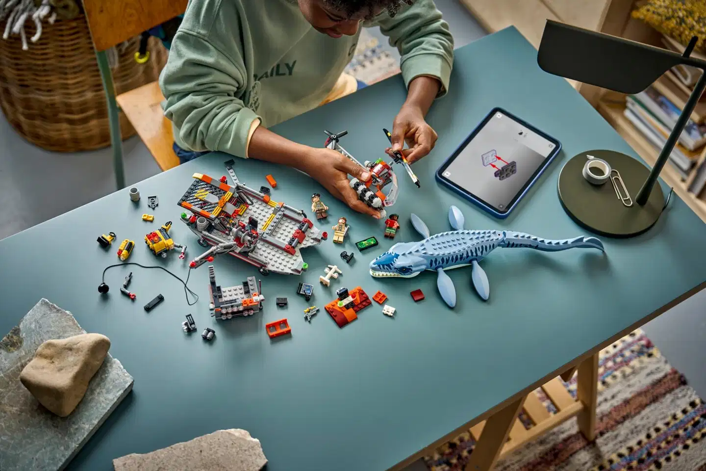 LEGO® Jurassic World 77983 Mosasaurus-dinosaurus hyökkää veneen kimppuun - 9