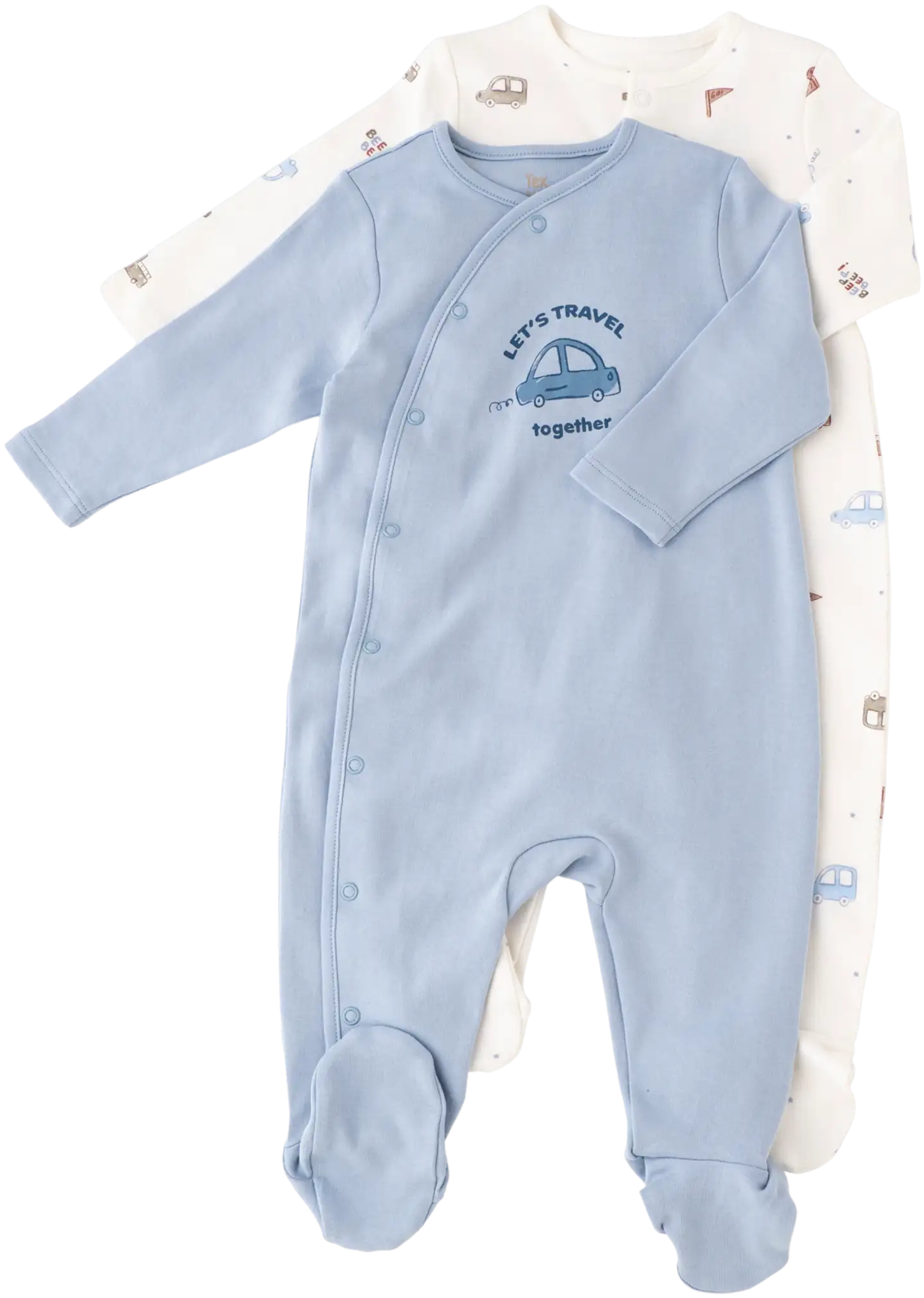 TEX BABY vauvojen potkupuku I990395 2-pack - Sky - 1