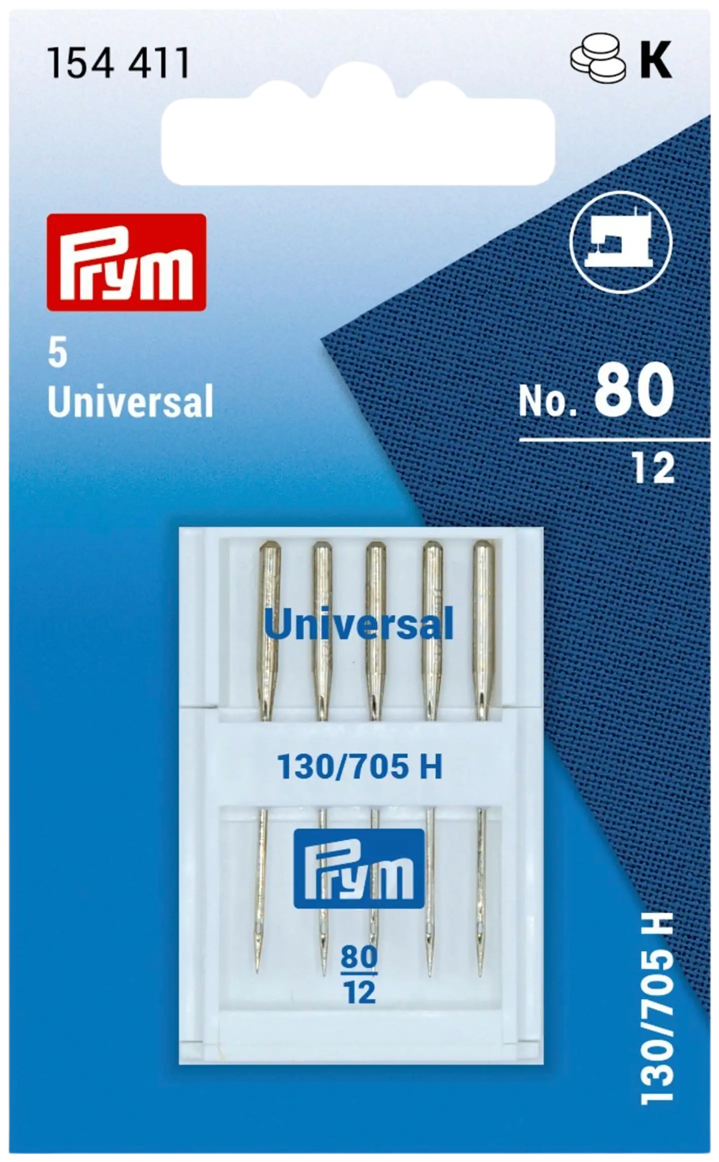 Prym ompelukoneneula 80 5kpl/pakkaus