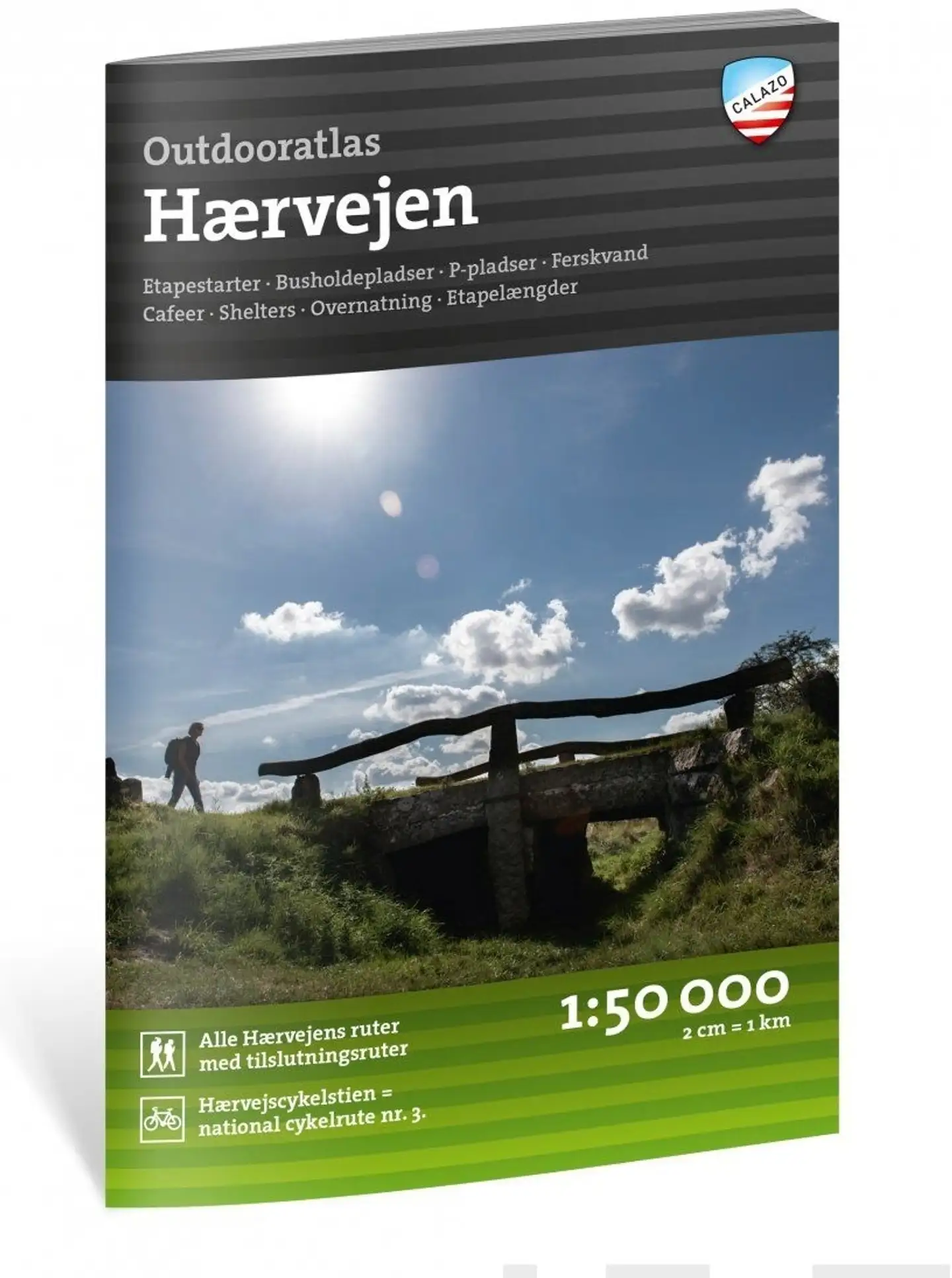 Outdooratlas Hærvejen 1:50 000