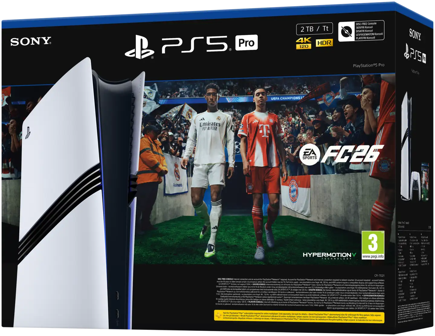 PlayStation 5 pelikonsoli Pro EA FC 26 paketti - 2