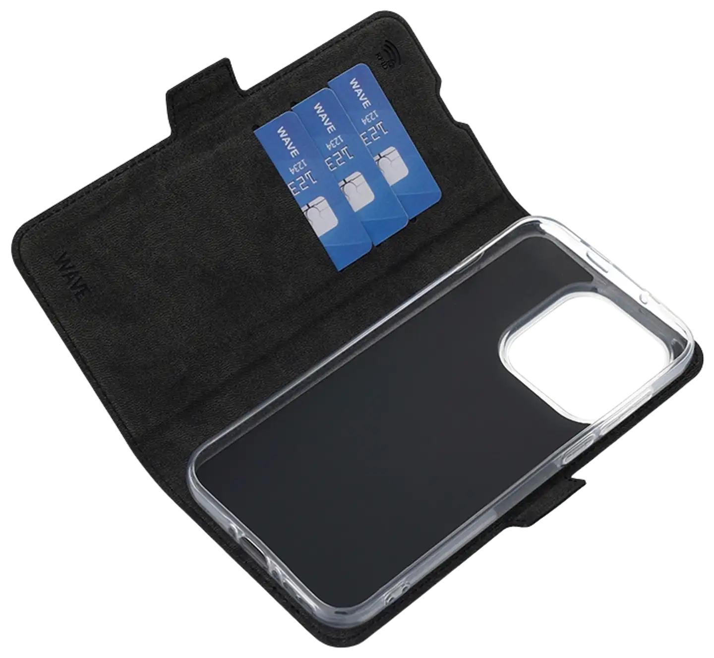 Wave Book Case, OnePlus 15, Musta - 4