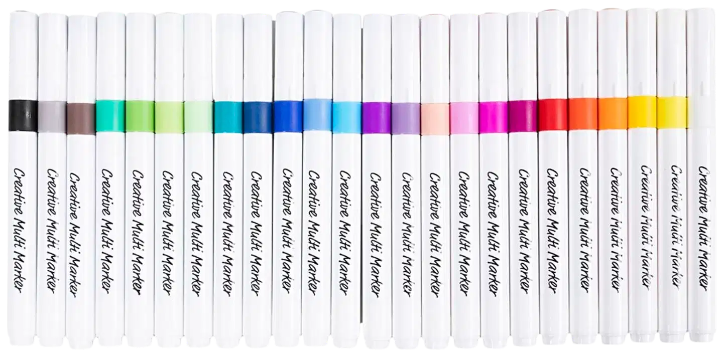 Creativ Company creative multi marker -tussi 24 väriä - 1