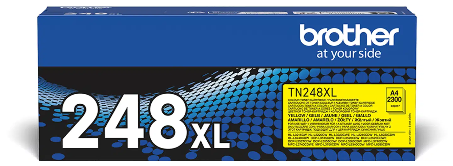 Brother laservärikasetti TN248XLY XL keltainen - 1
