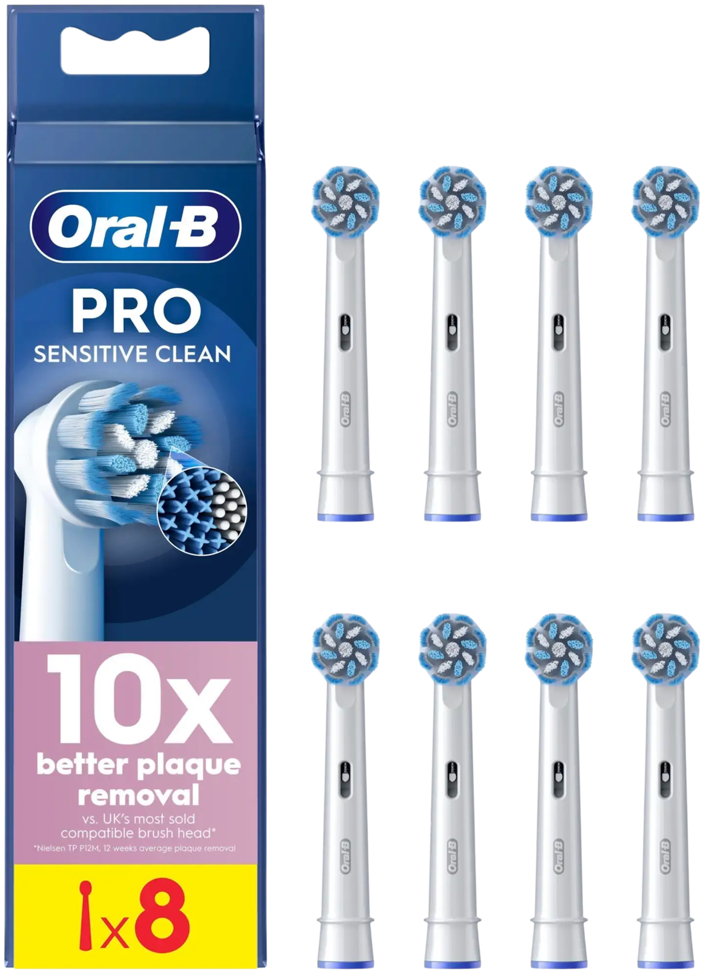 Oral-B Sensitive Clean&Care 8kpl vaihtoharja - 1