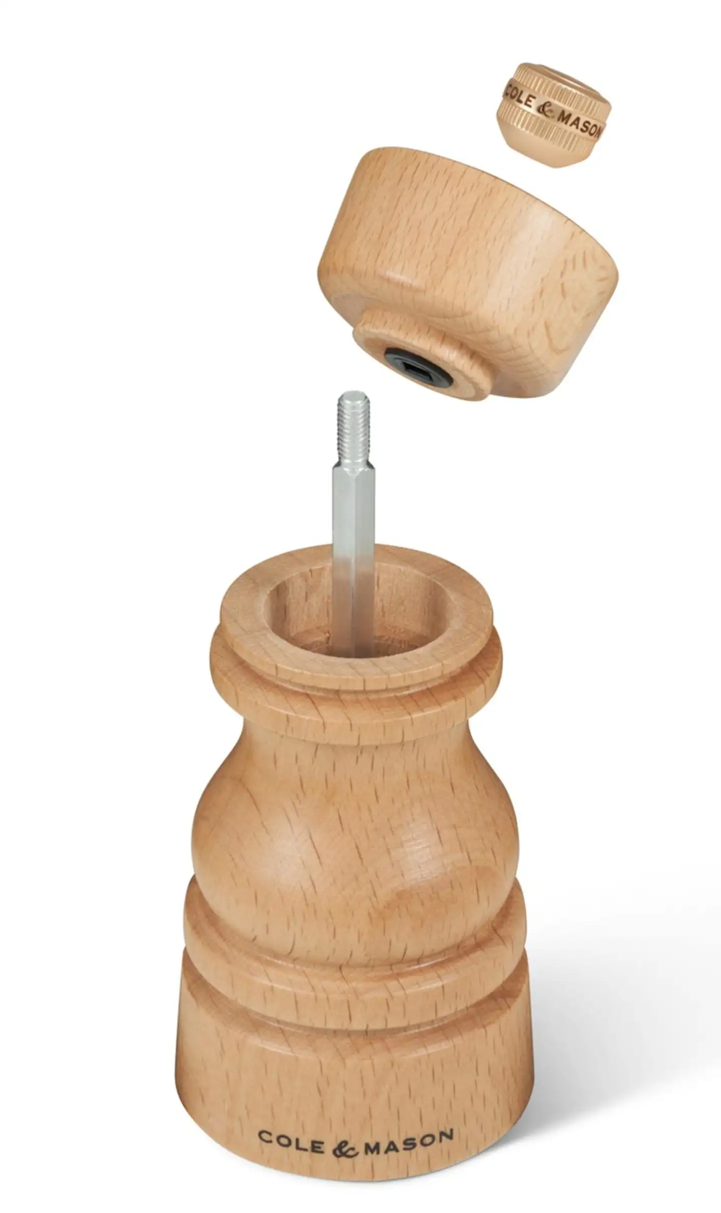 Cole & Mason suolamylly London 13 cm vaaleanruskea - 3