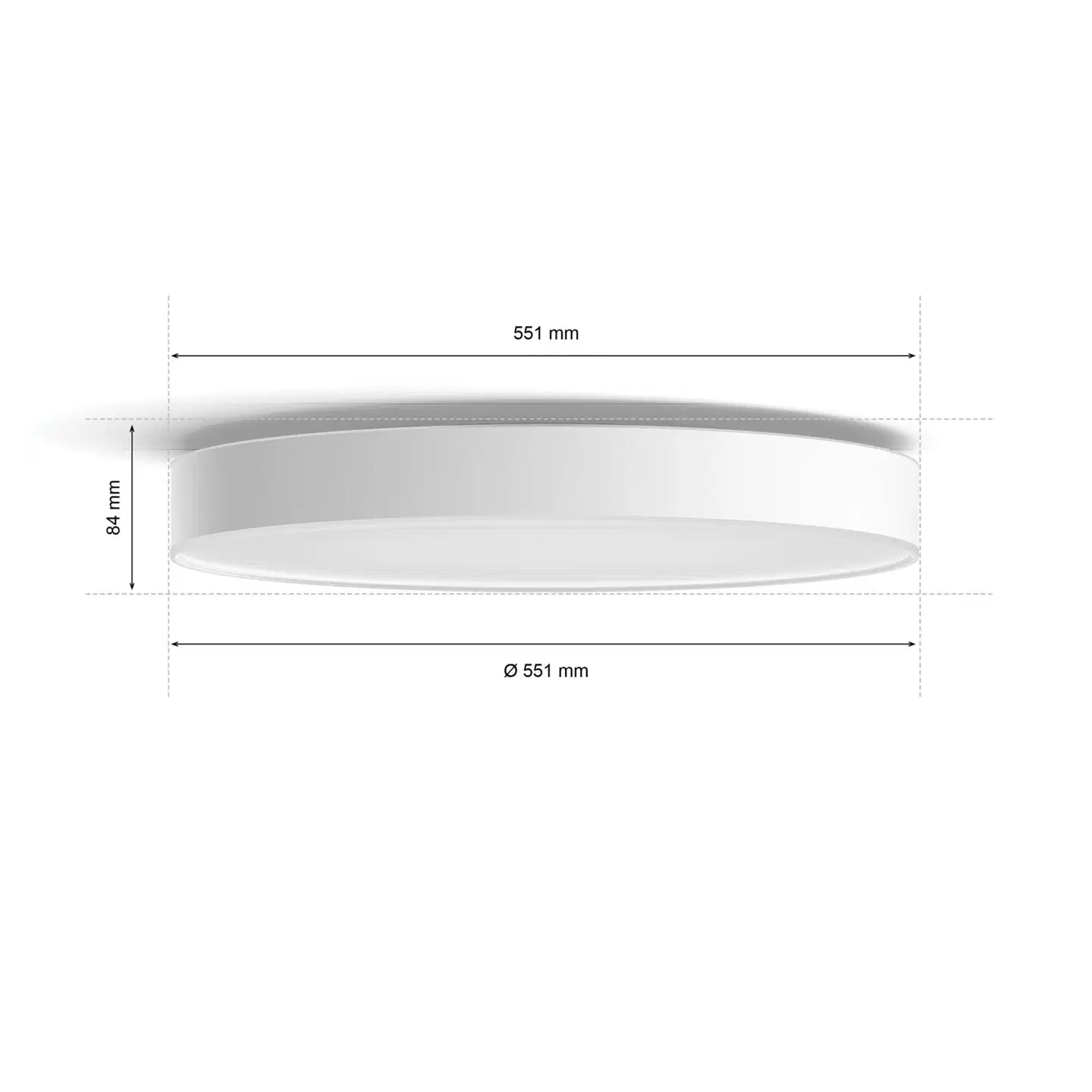 Philips Hue Enrave - kattovalaisin 48W 2200-6500K 6100LM XL valkoinen - 3