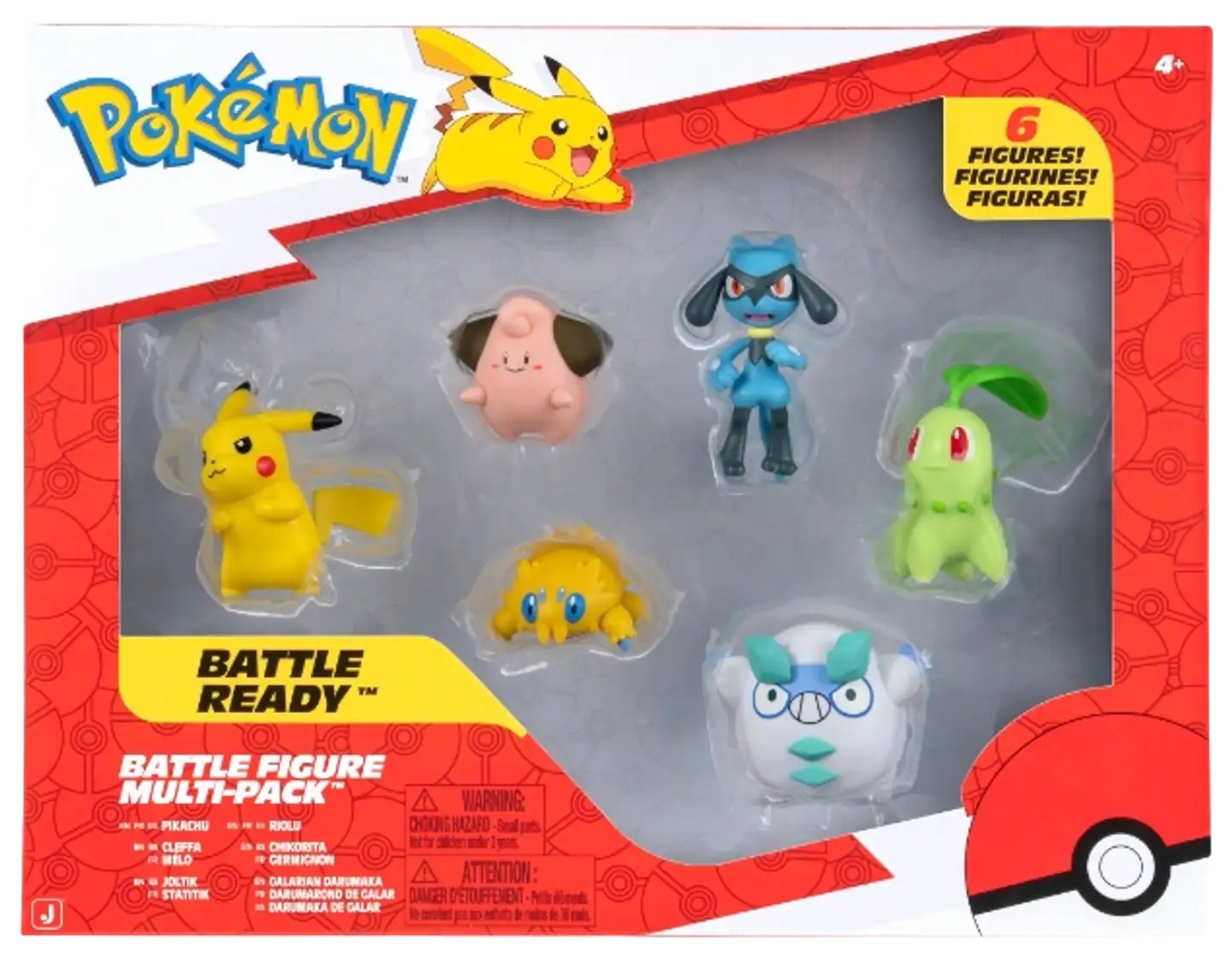 Pokemon 6 hahmon figuuri pakkaus - 1