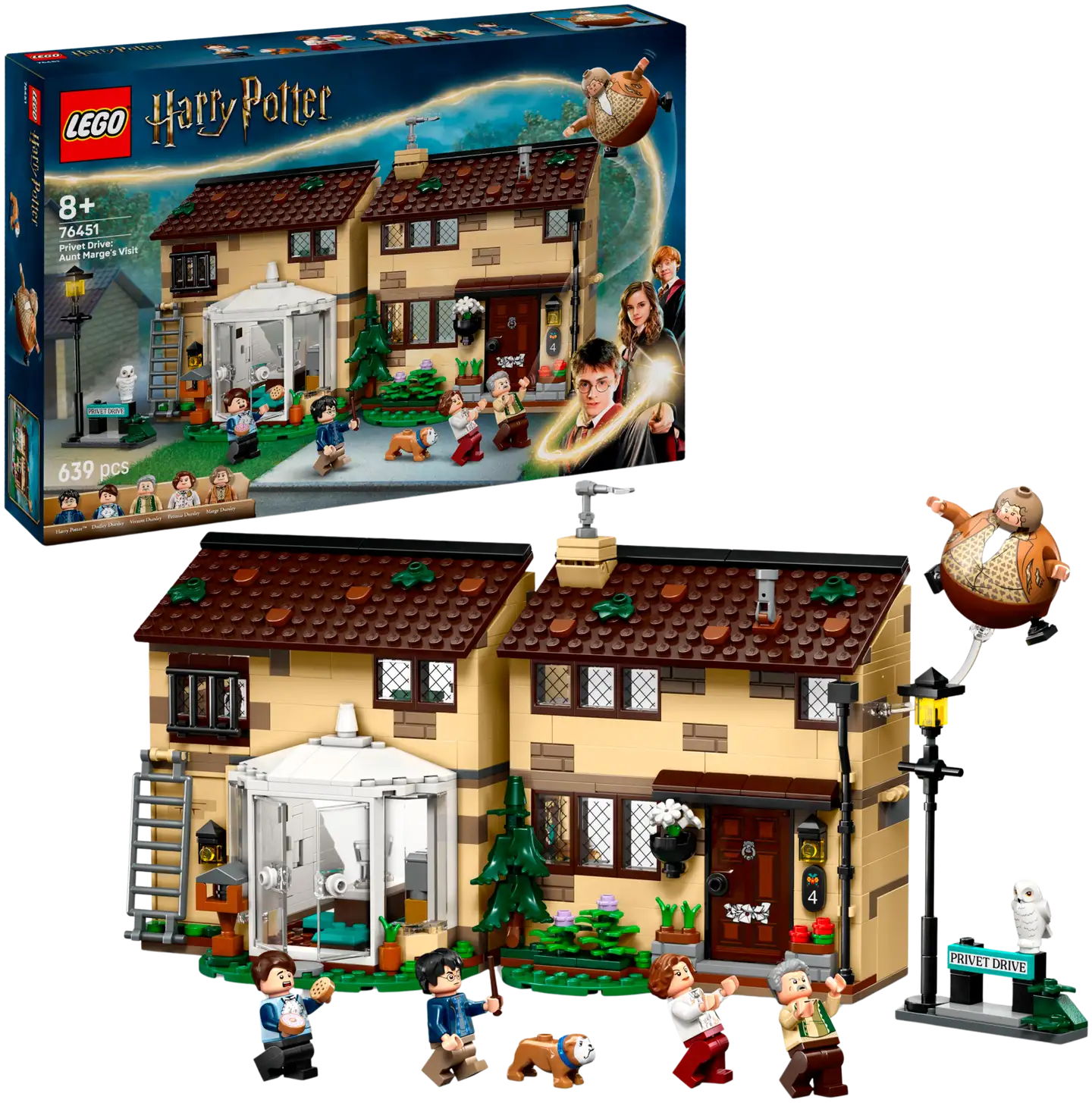 LEGO® Harry Potter TM 76451 Likusteritie: Marge-tädin vierailu - 1
