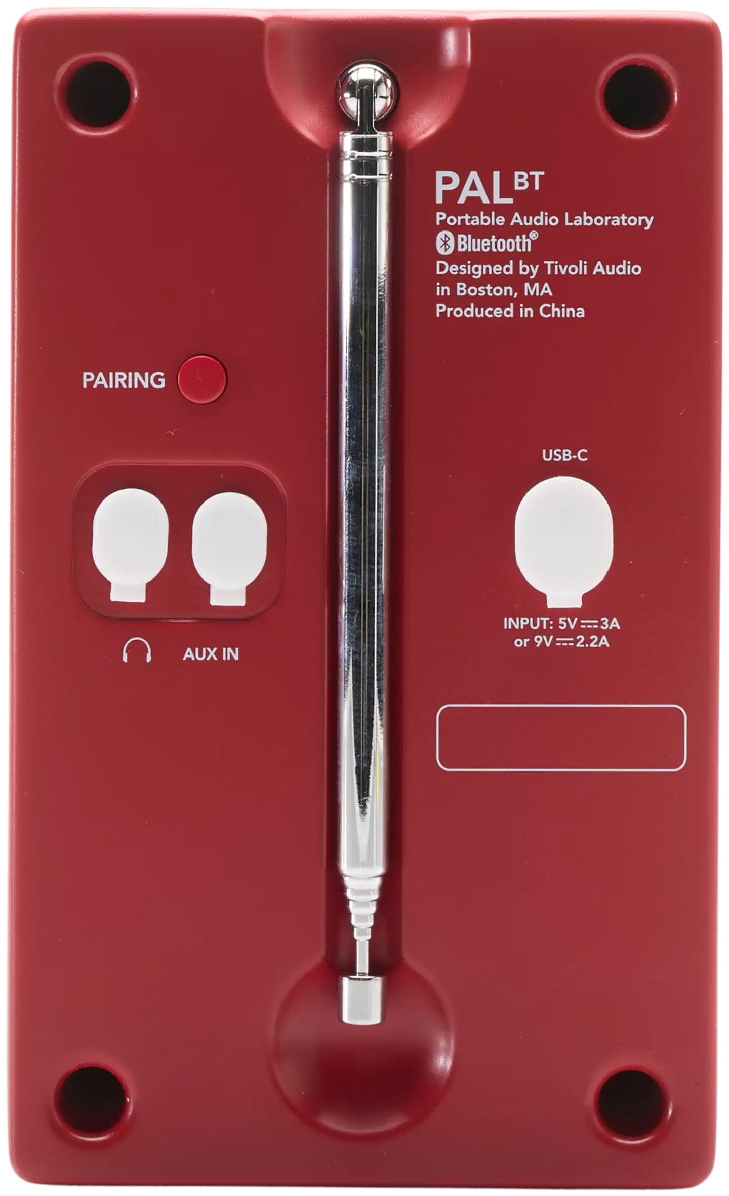 Tivoli Audio kannettava Bluetooth-radio PAL BT Gen.3 punainen - 3