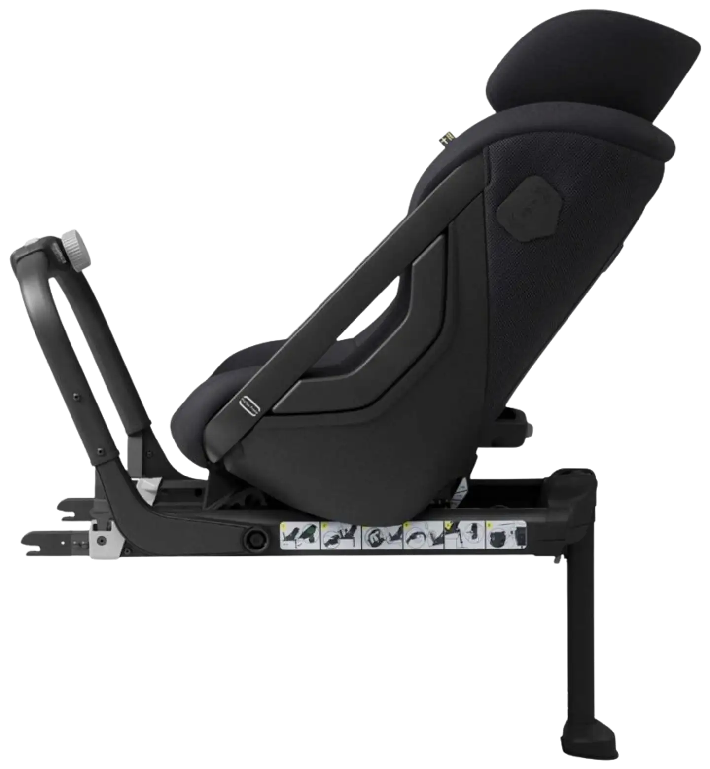 Axkid One 3 turvaistuin 61-125cm Coastal Strom Black - 4