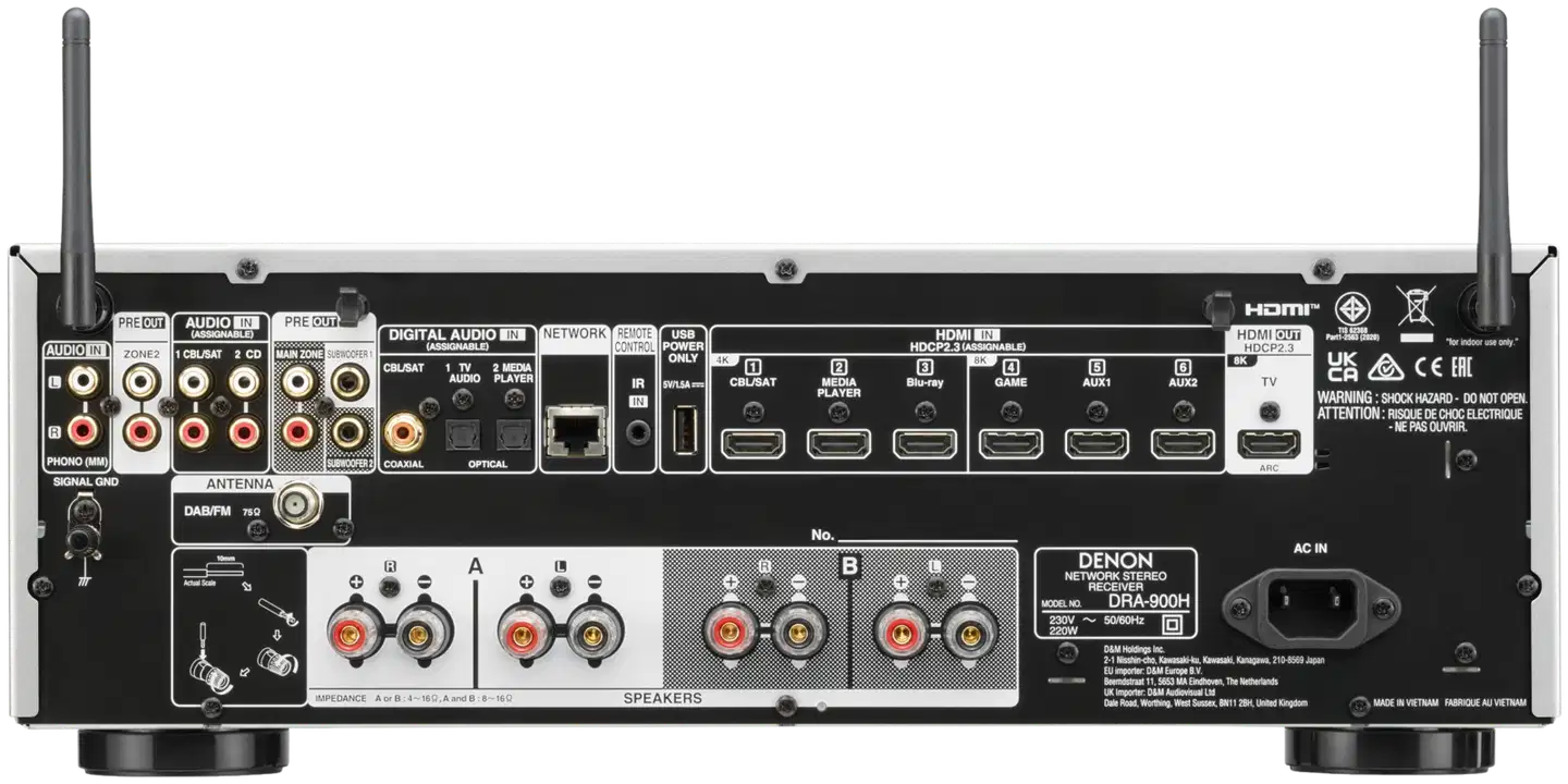 Denon vahvistin DRA-900H HEOS - 2