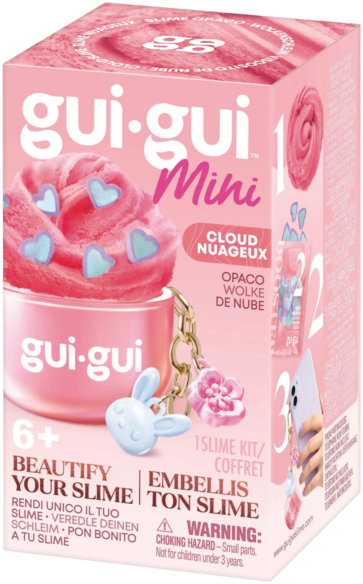 Gui Gui Mini slime 1 kpl, 30 ml, 4 erilaista - 3