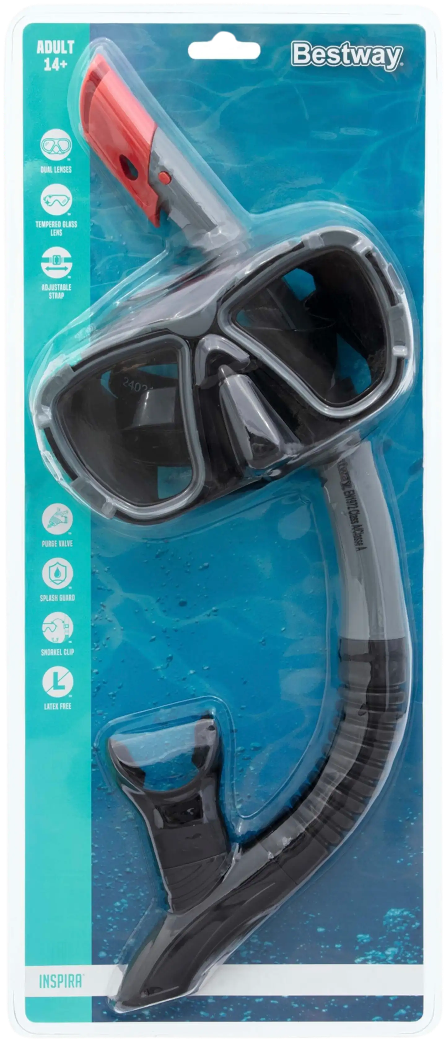 Bestway snorkkelisetti Inspira Pro - 3