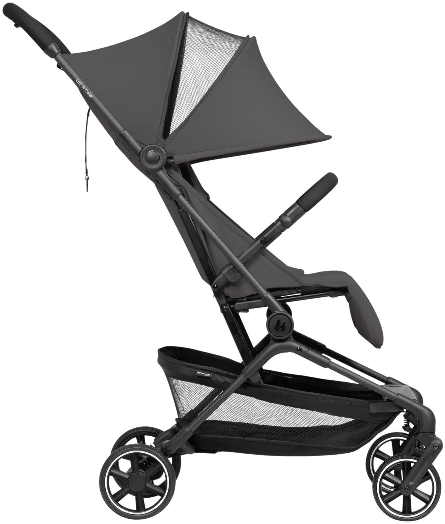 Hauck matkarattaat Lite N Care harmaa - 3