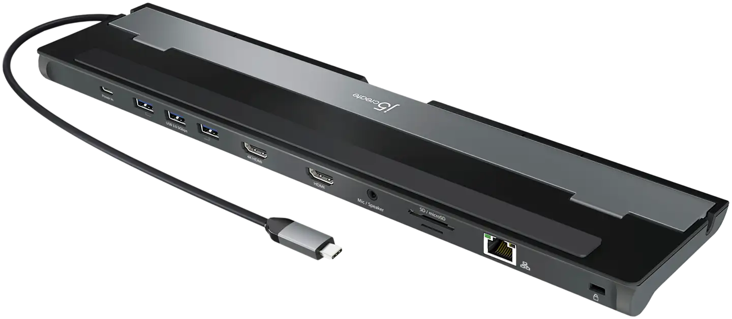 j5create USB-C 2 näytön telakka - 1