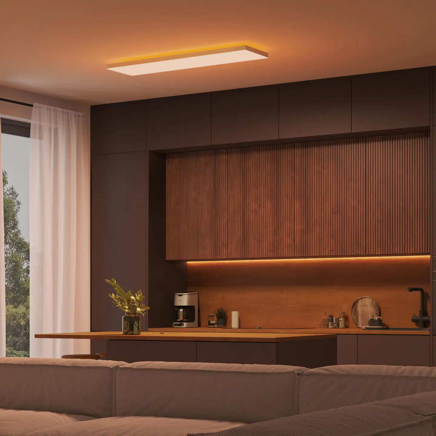 Philips Hue Datura -kattopaneeli 67W 2000-6500K 4250LM keskikoko - 7